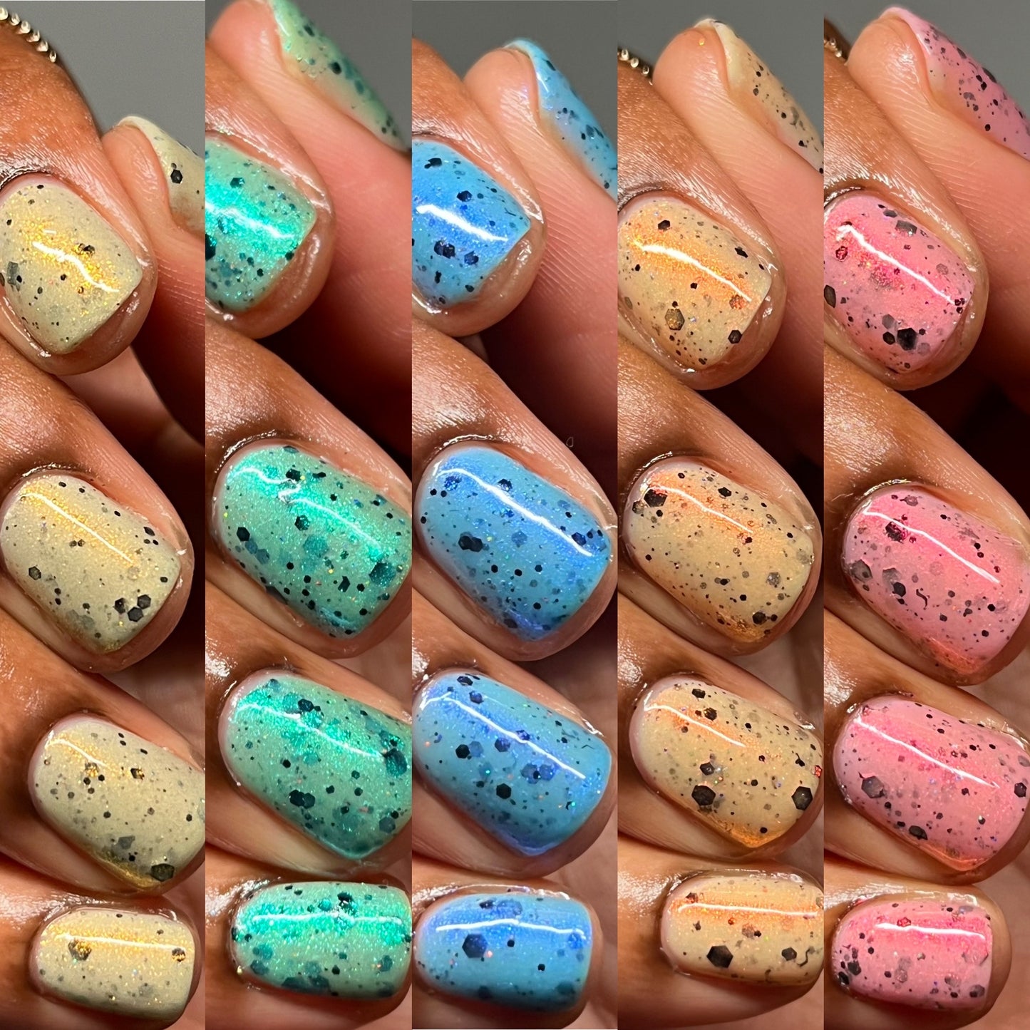 Boba Collection - Set of 5 Crelly Nail Polish