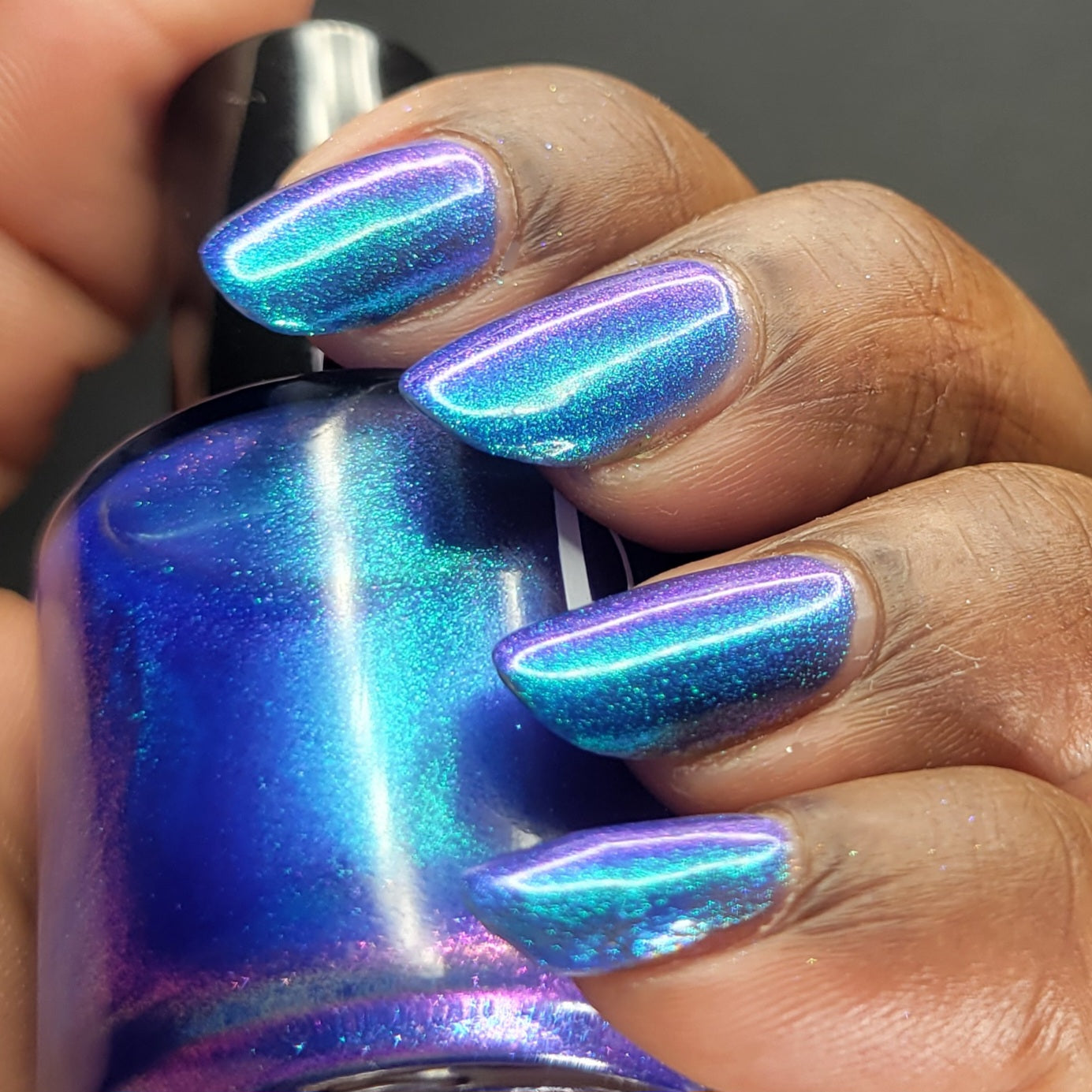 Cheers to 10 Years - Blue Shimmer Nail Polish - 10th Anniversary Trio - Dam Nail Polish