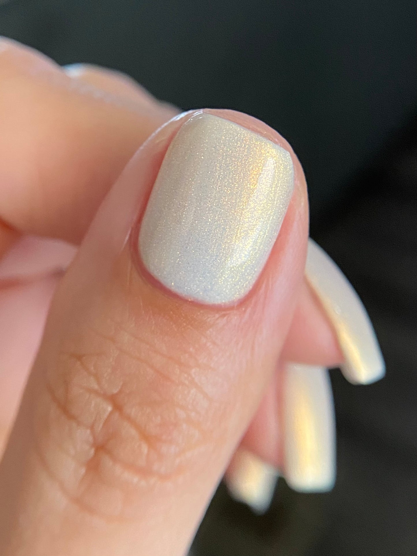 Classic Clean - White Nail Polish - Shimmer Nail Polish - Haute Homes Series - Dam Nail Polish