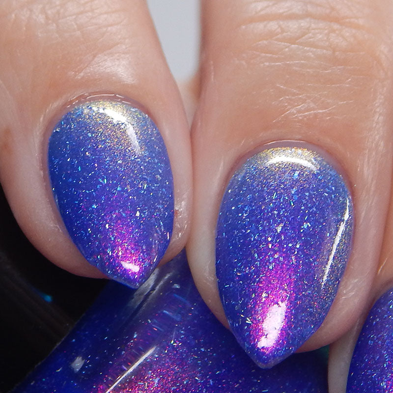 Touch the Sky in Tokyo - Blue Shimmer Polish - Journey Through Japan Collection - Dam Nail Polish