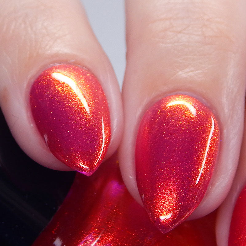 Year of the Dragon - Red Shimmer Nail Polish - Lunar New Year 2024