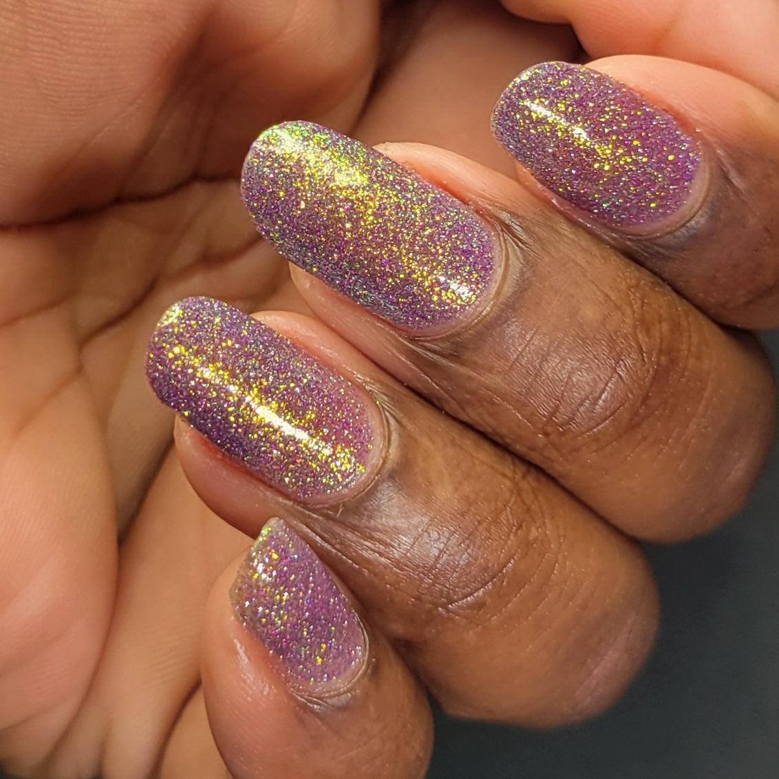 Decade of Dam - Purple Shimmer Reflective Nail Polish - 10th Anniversary Trio - Dam Nail Polish