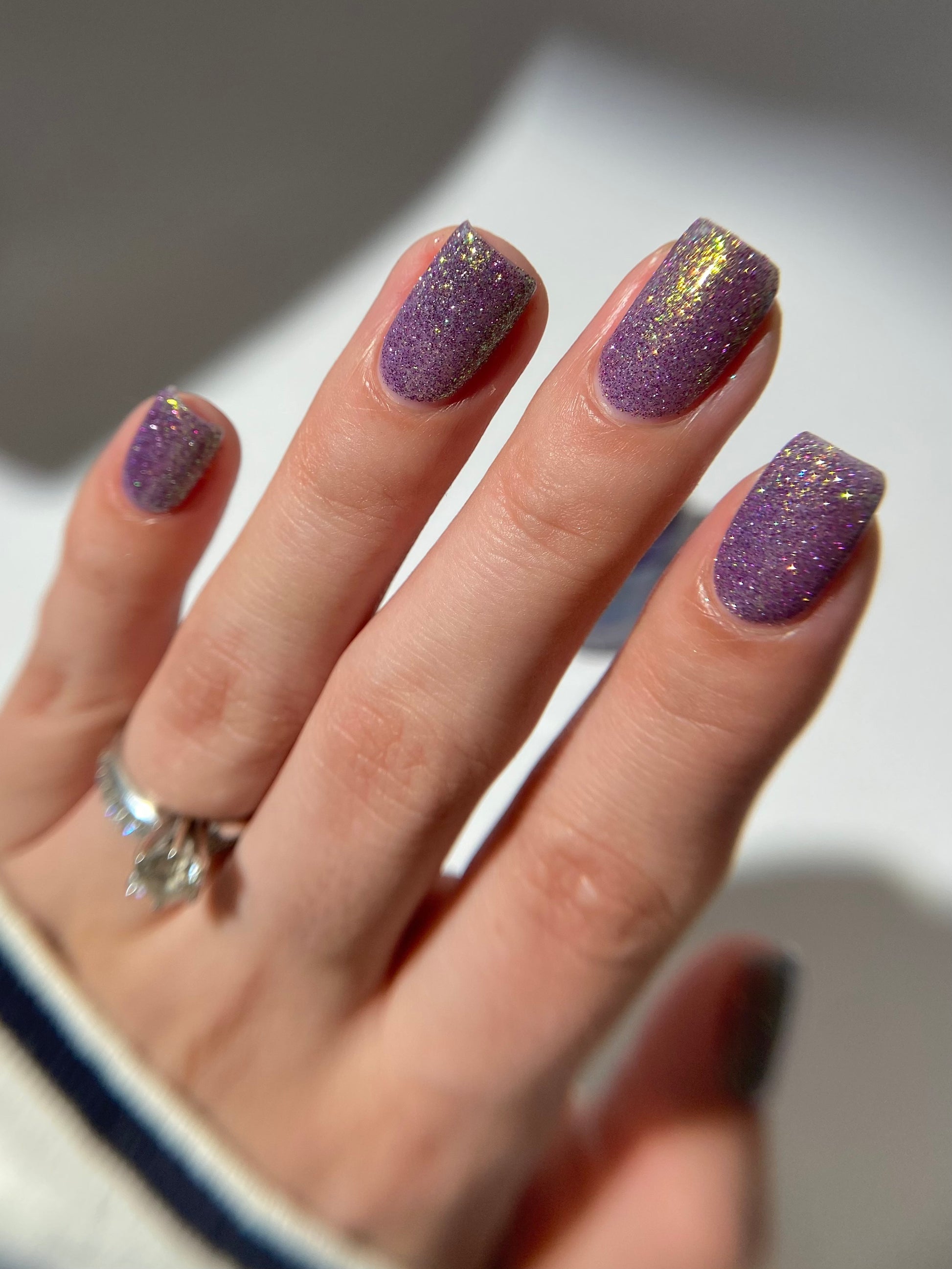 Decade of Dam - Purple Shimmer Reflective Nail Polish - 10th Anniversary Trio - Dam Nail Polish