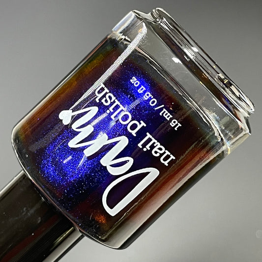 Endless Space - Blue Multichrome Nail Polish - Polish of the Month - March 2025 - Dam Nail Polish