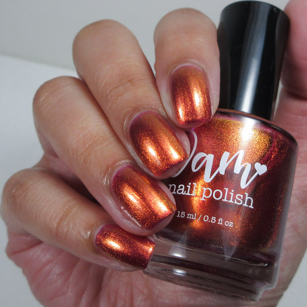 Year of the Horse - Purple Shimmer Nail Polish - Lunar New Year