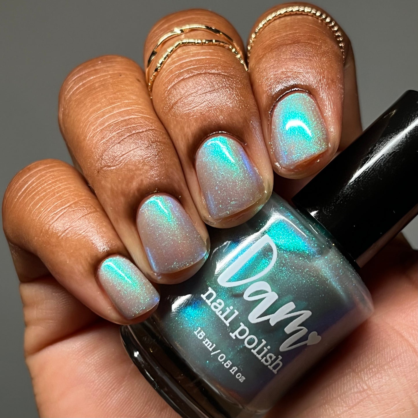 Get This Polish You Must - Green Shimmer Nail Polish - Trust the Shimmer Collection