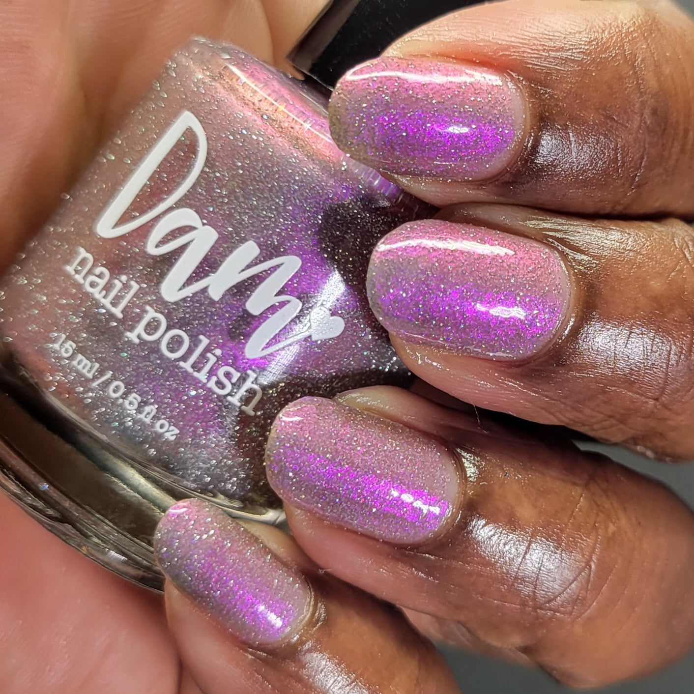 Goat - Gray Reflective Nail Polish - Purple Reflective Nail Polish - Chinese Zodiac Collection - Dam Nail Polish