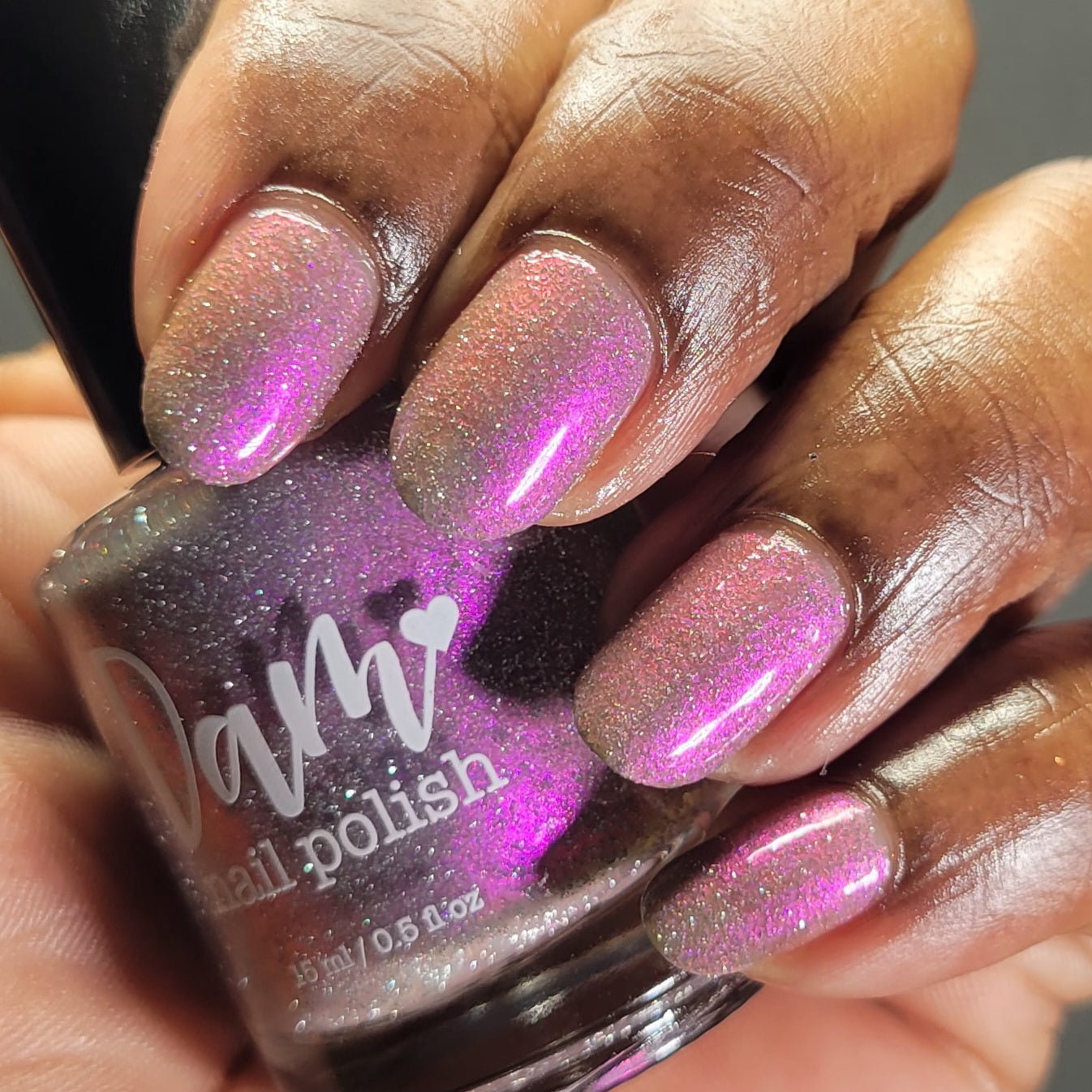 Goat - Gray Reflective Nail Polish - Purple Reflective Nail Polish - Chinese Zodiac Collection - Dam Nail Polish