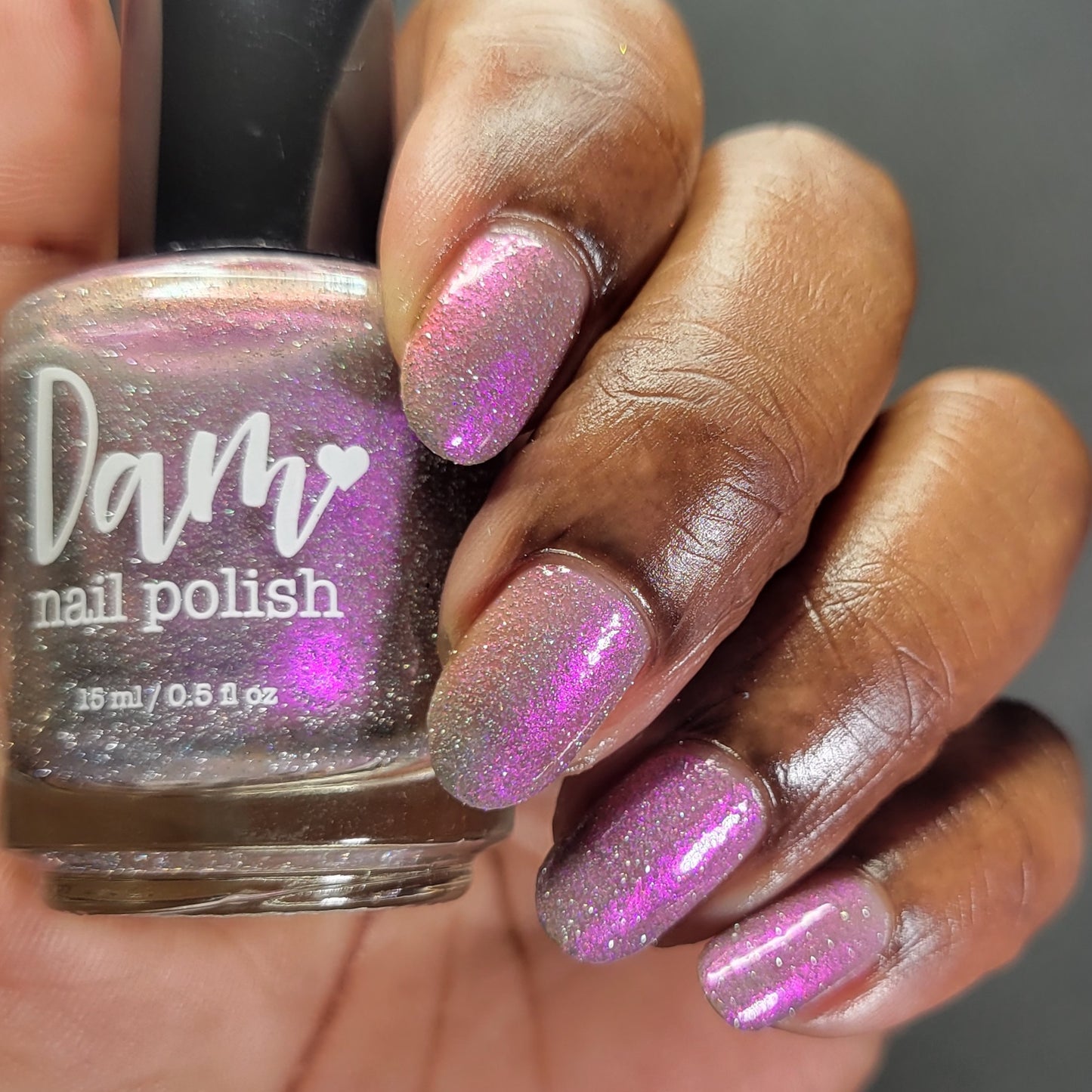 Goat - Gray Reflective Nail Polish - Purple Reflective Nail Polish - Chinese Zodiac Collection - Dam Nail Polish