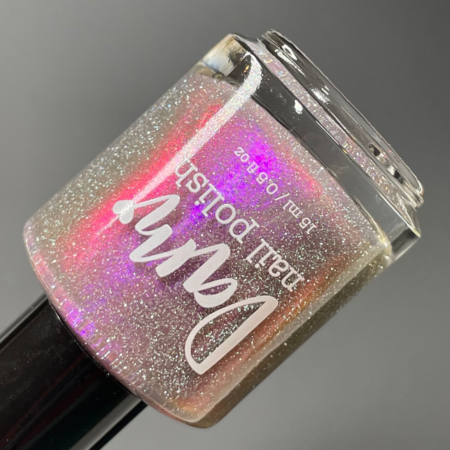 Goat - Gray Reflective Nail Polish - Purple Reflective Nail Polish - Chinese Zodiac Collection - Dam Nail Polish