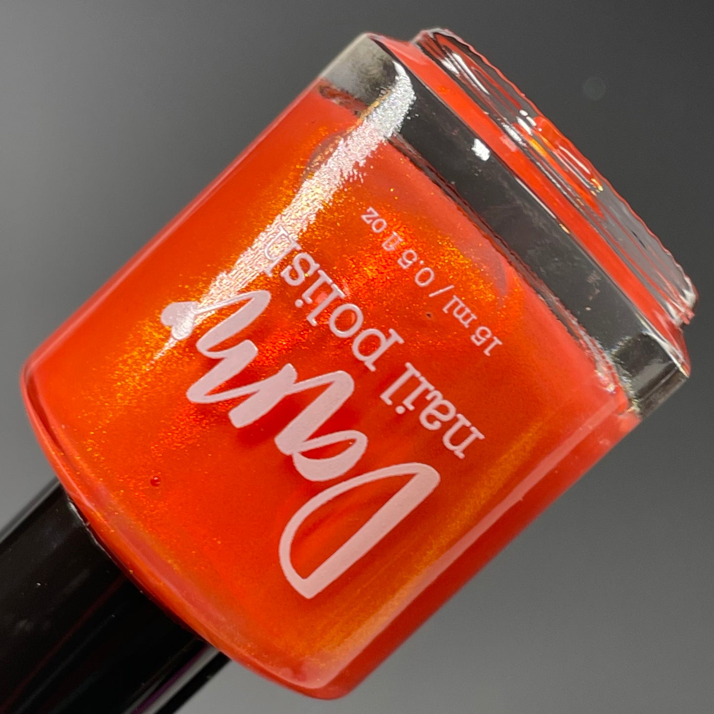 Tiger - Orange Shimmer Nail Polish - Chinese Zodiac Collection - Dam Nail Polish