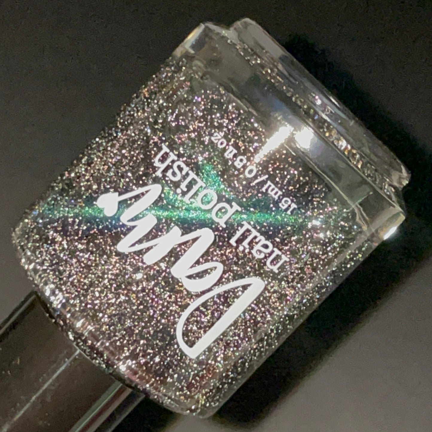 Dog - Black Magnetic Nail Polish - Green Teal Magnetic Nail Polish - Chinese Zodiac Collection - Dam Nail Polish