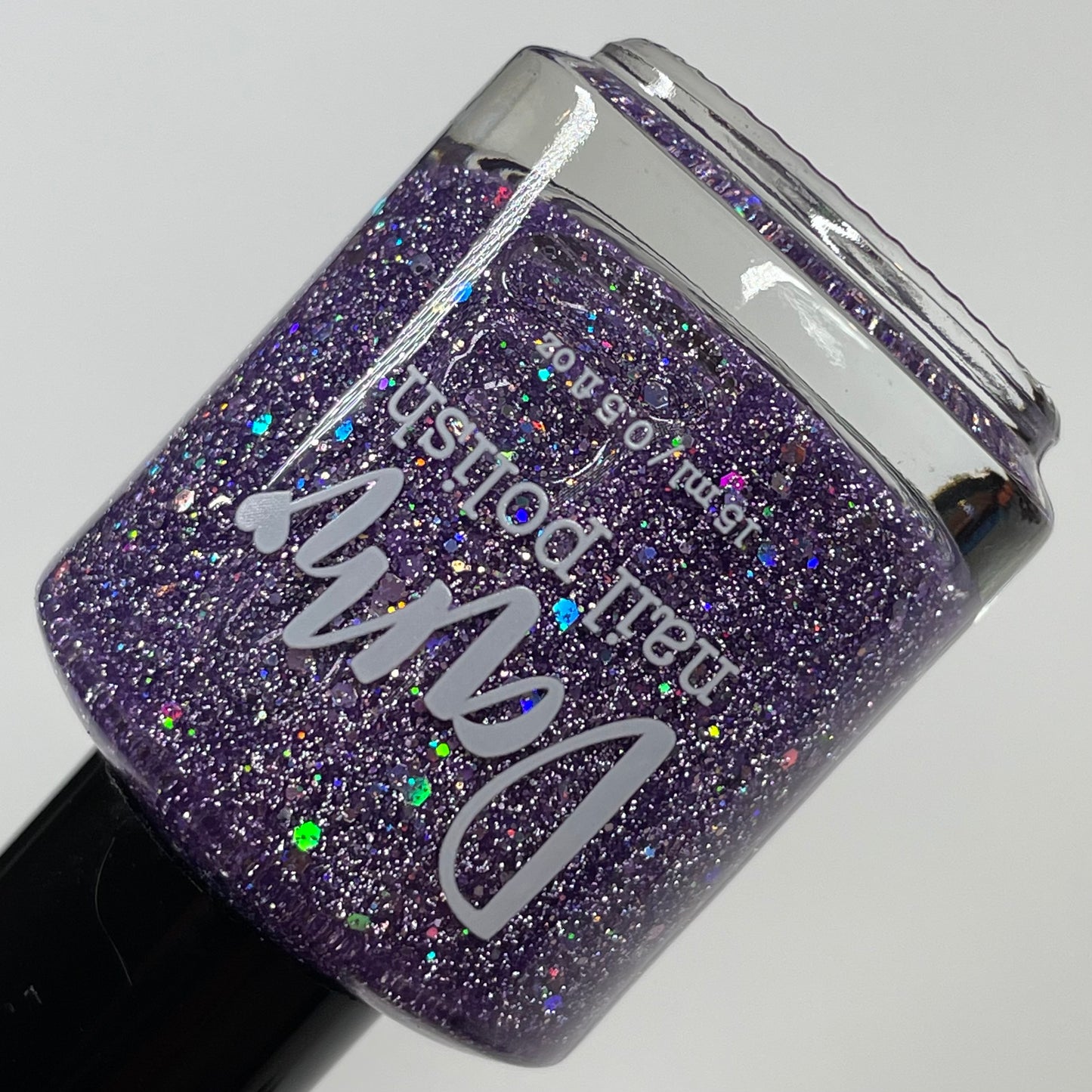 Iris You Were Mine - Cool Purple Nail Polish - Reflective Nail Polish - Jelly Nail Polish - Punshine and Petals Collection - Dam Nail Polish