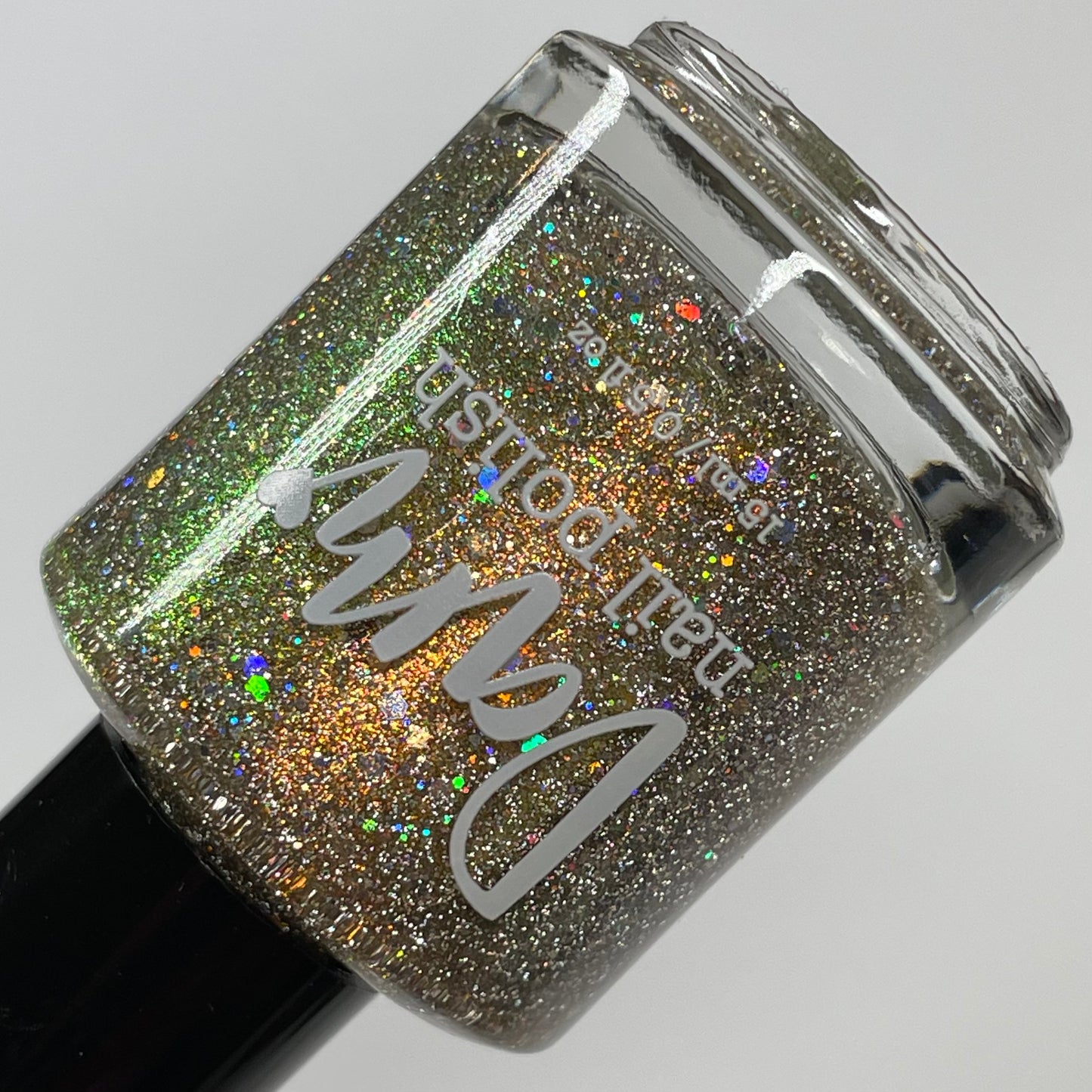 Sunny Side Up - Gold Nail Polish - Reflective Nail Polish - Shimmer Nail Polish - Punshine and Petals Collection - Dam Nail Polish