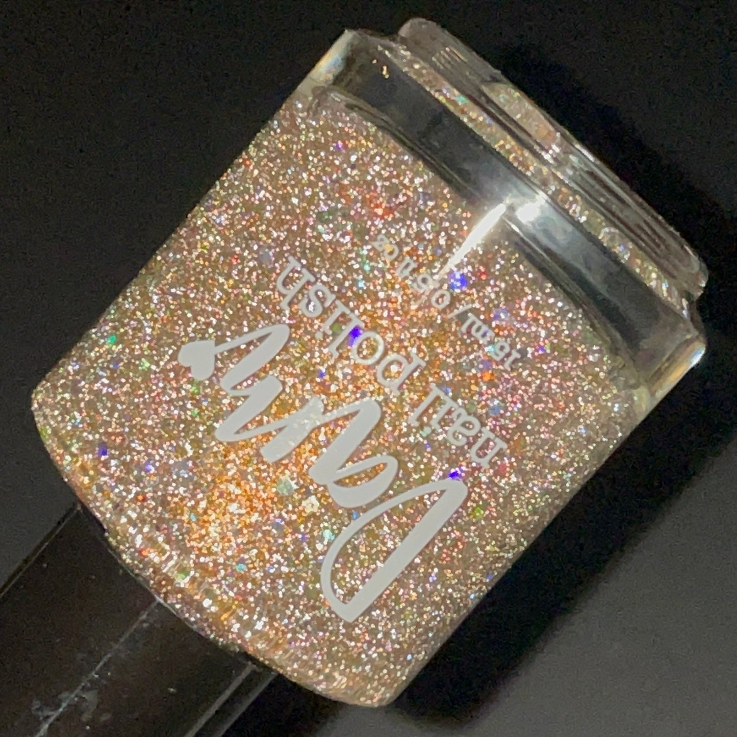 Sunny Side Up - Gold Nail Polish - Reflective Nail Polish - Shimmer Nail Polish - Punshine and Petals Collection - Dam Nail Polish