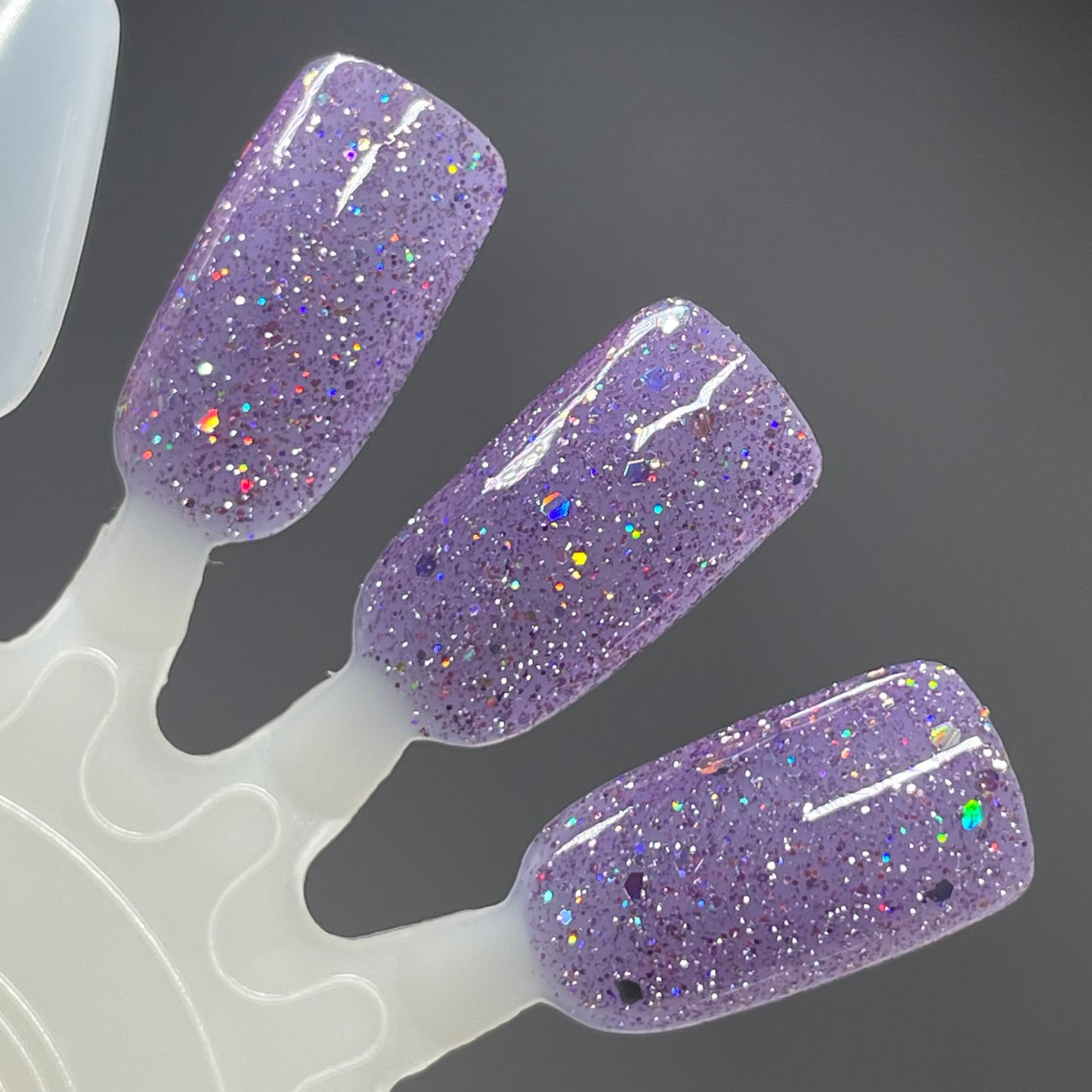 Iris You Were Mine - Cool Purple Nail Polish - Reflective Nail Polish - Jelly Nail Polish - Punshine and Petals Collection - Dam Nail Polish