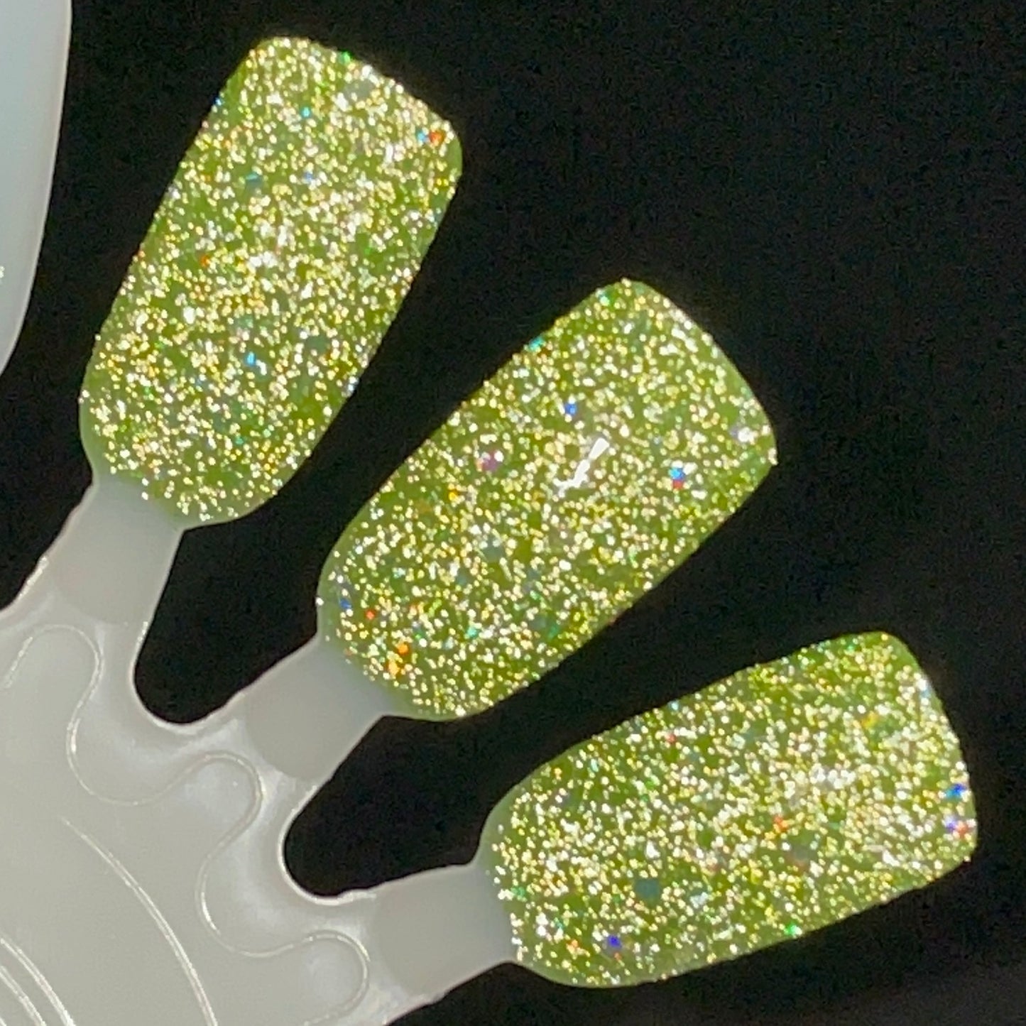 What the Fern - Green Nail Polish - Reflective Nail Polish - Jelly Nail Polish - Punshine and Petals Collection - Dam Nail Polish