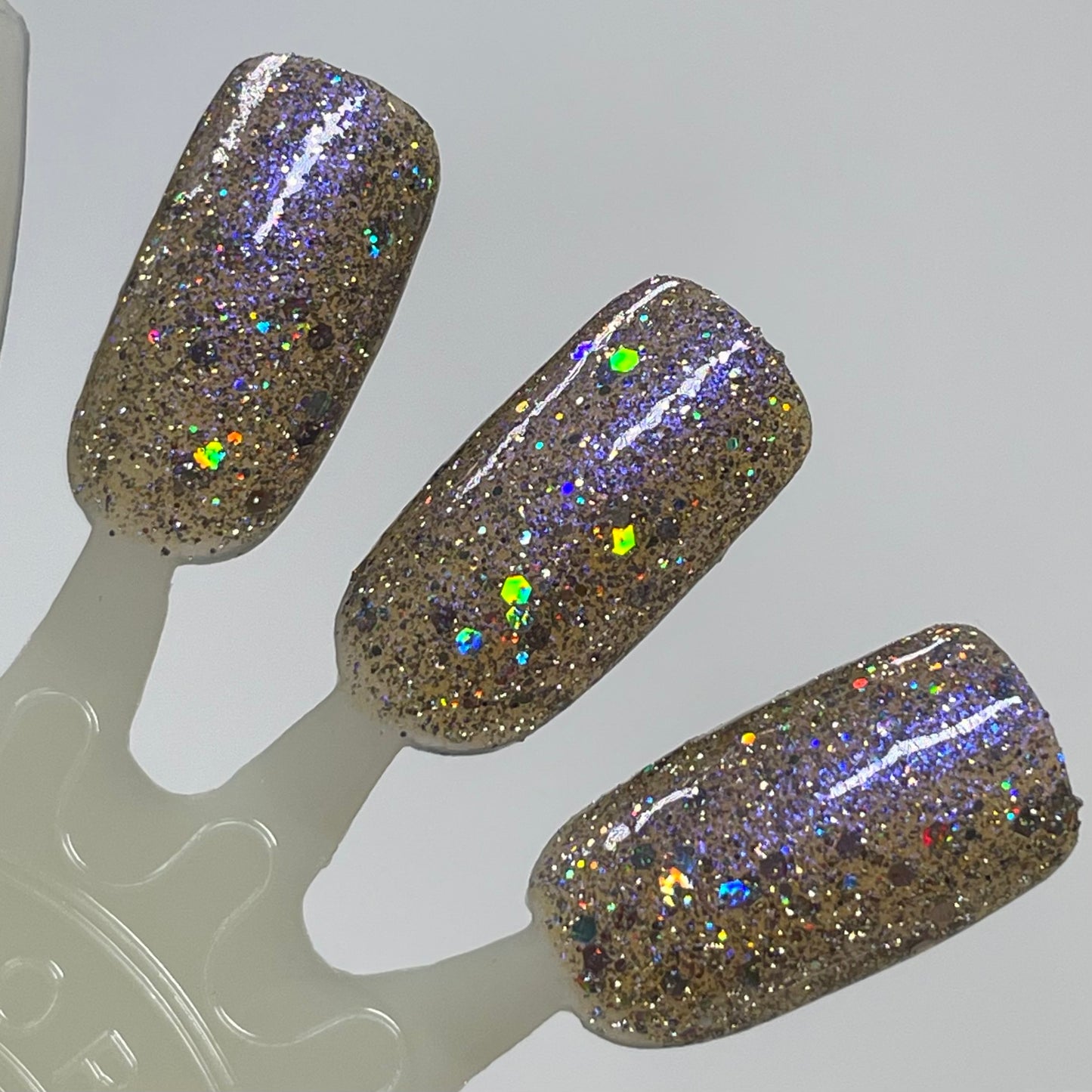 Spring It On - Blue Purple Nail Polish - Reflective Nail Polish - Shimmer Nail Polish - Punshine and Petals Collection - Dam Nail Polish