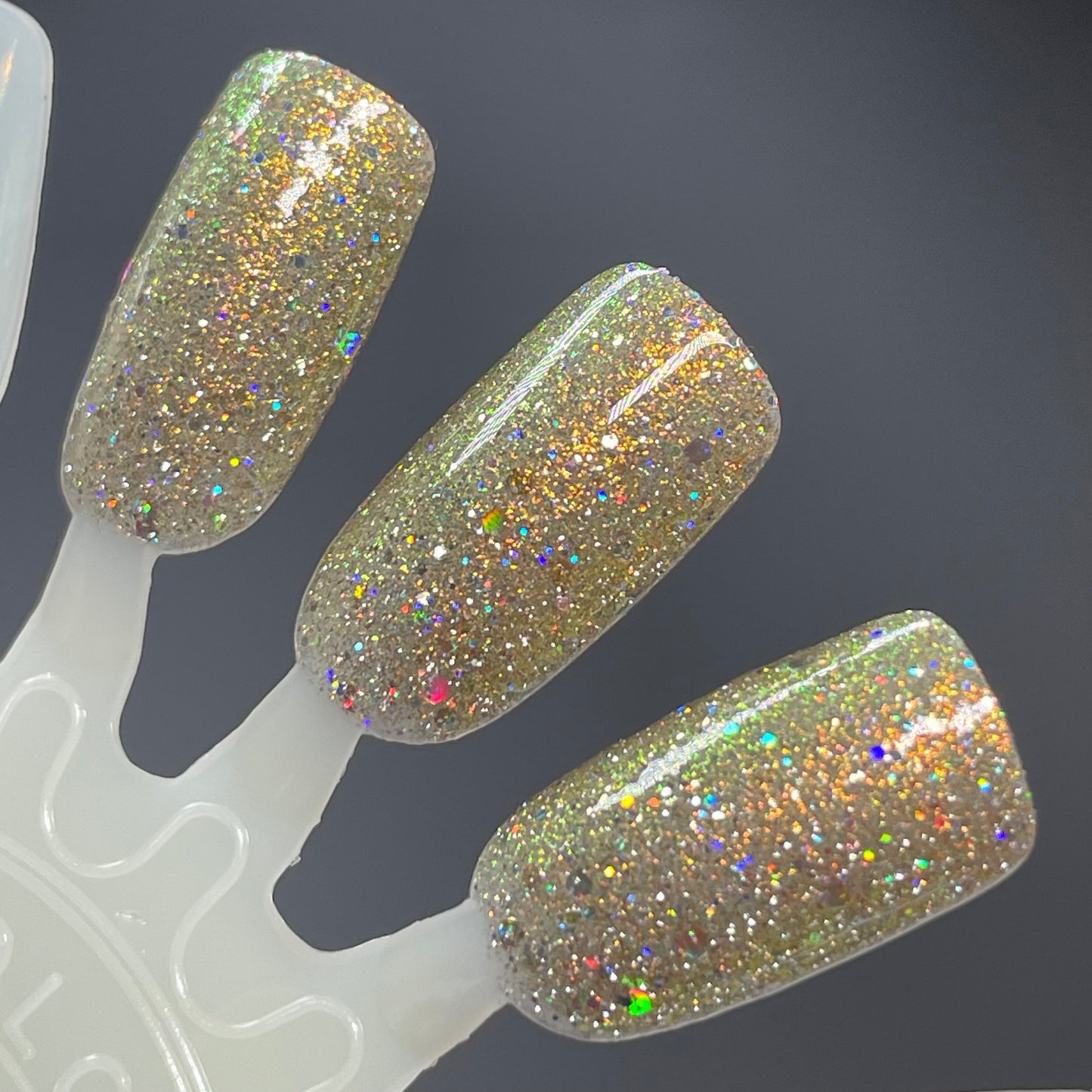 Sunny Side Up - Gold Nail Polish - Reflective Nail Polish - Shimmer Nail Polish - Punshine and Petals Collection - Dam Nail Polish