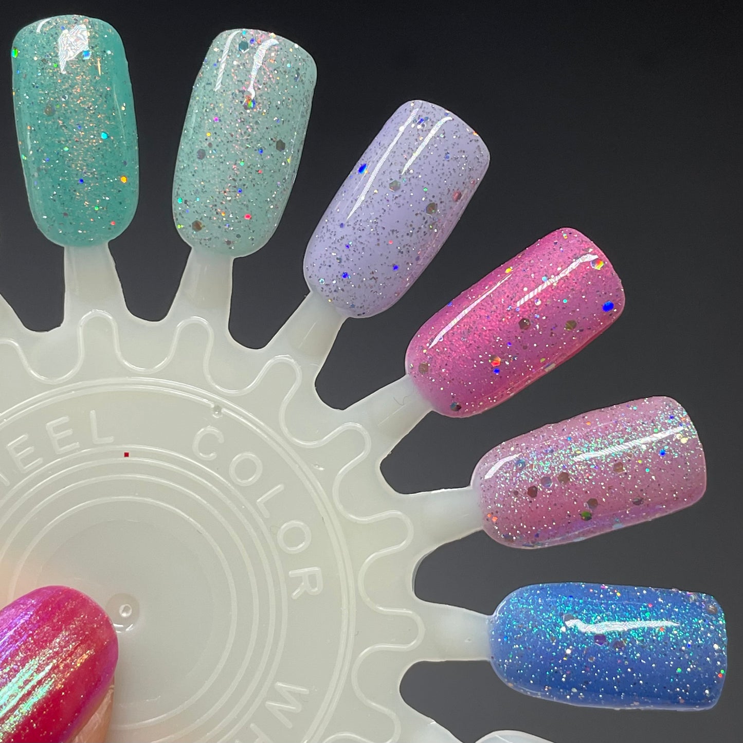 All Purpose Glitter - Topper Polish - Holographic Glitter Nail Polish - Dam Nail Polish