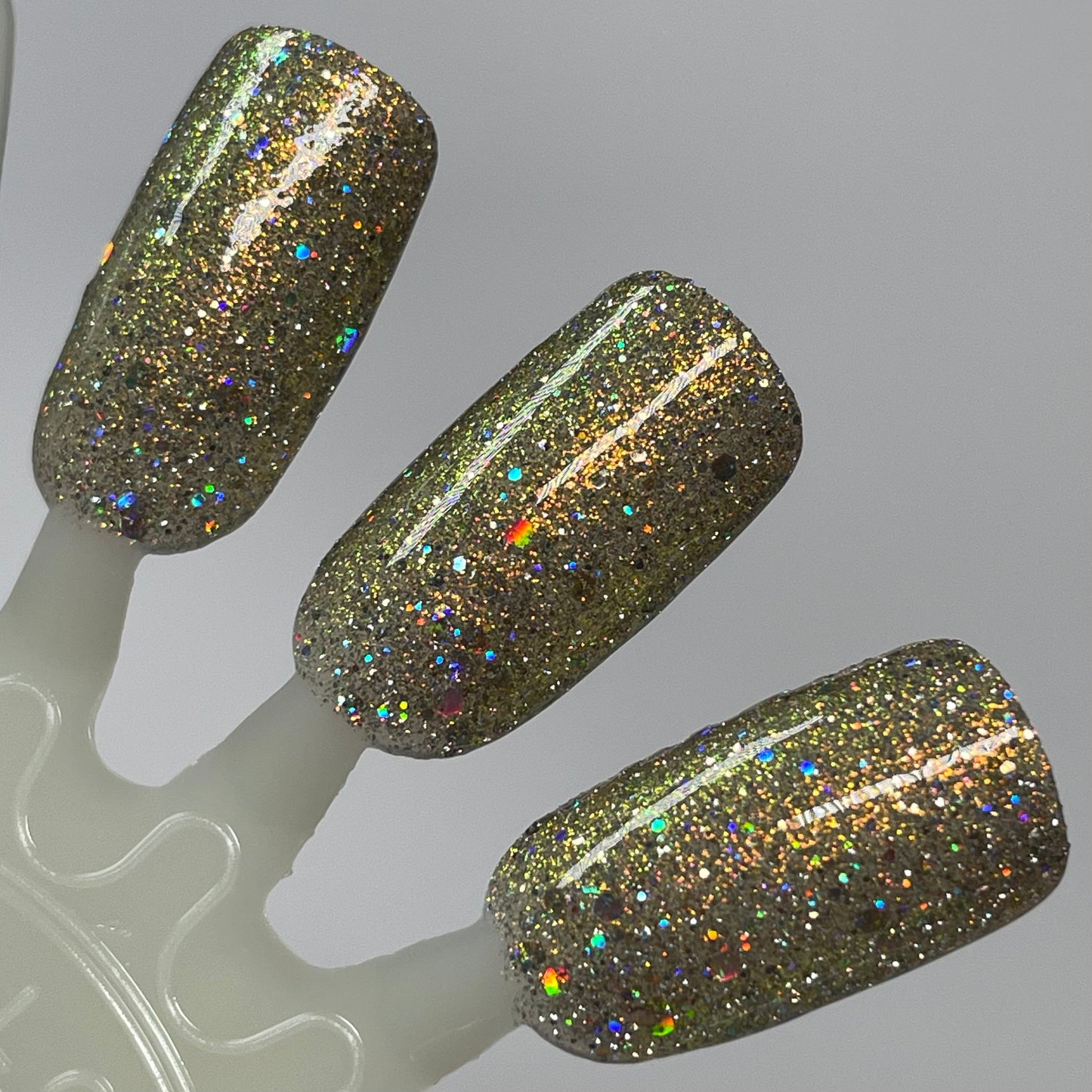 Sunny Side Up - Gold Nail Polish - Reflective Nail Polish - Shimmer Nail Polish - Punshine and Petals Collection - Dam Nail Polish