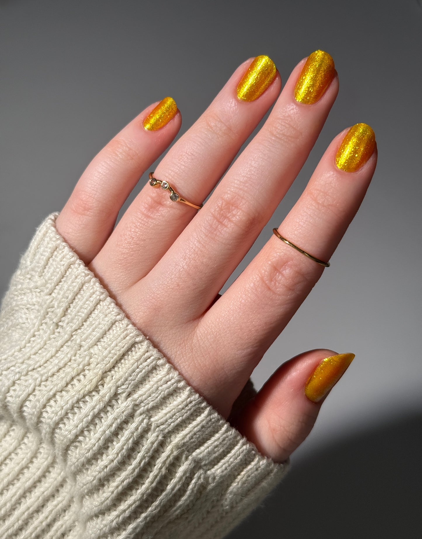 Monkey - Yellow Shimmer Nail Polish - Chinese Zodiac Collection - Dam Nail Polish