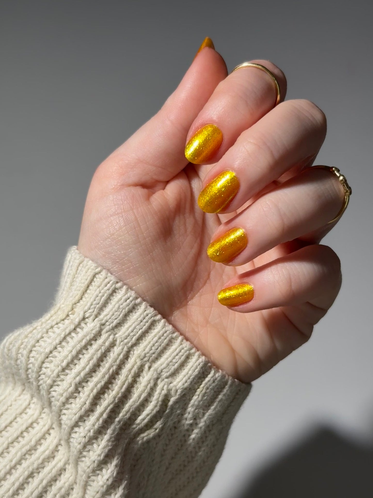 Monkey - Yellow Shimmer Nail Polish - Chinese Zodiac Collection - Dam Nail Polish