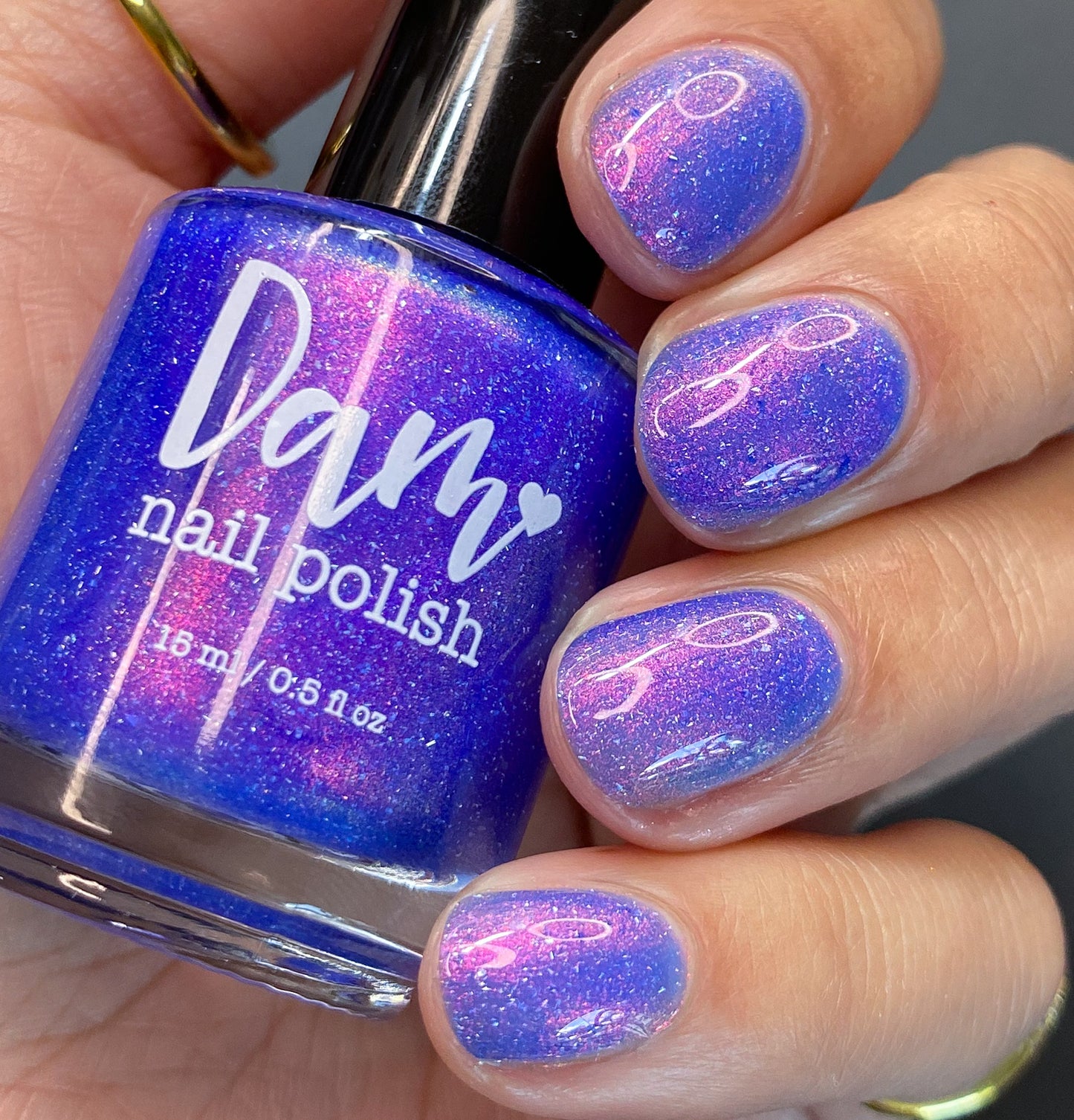 Touch the Sky in Tokyo - Blue Shimmer Polish - Journey Through Japan Collection - Dam Nail Polish