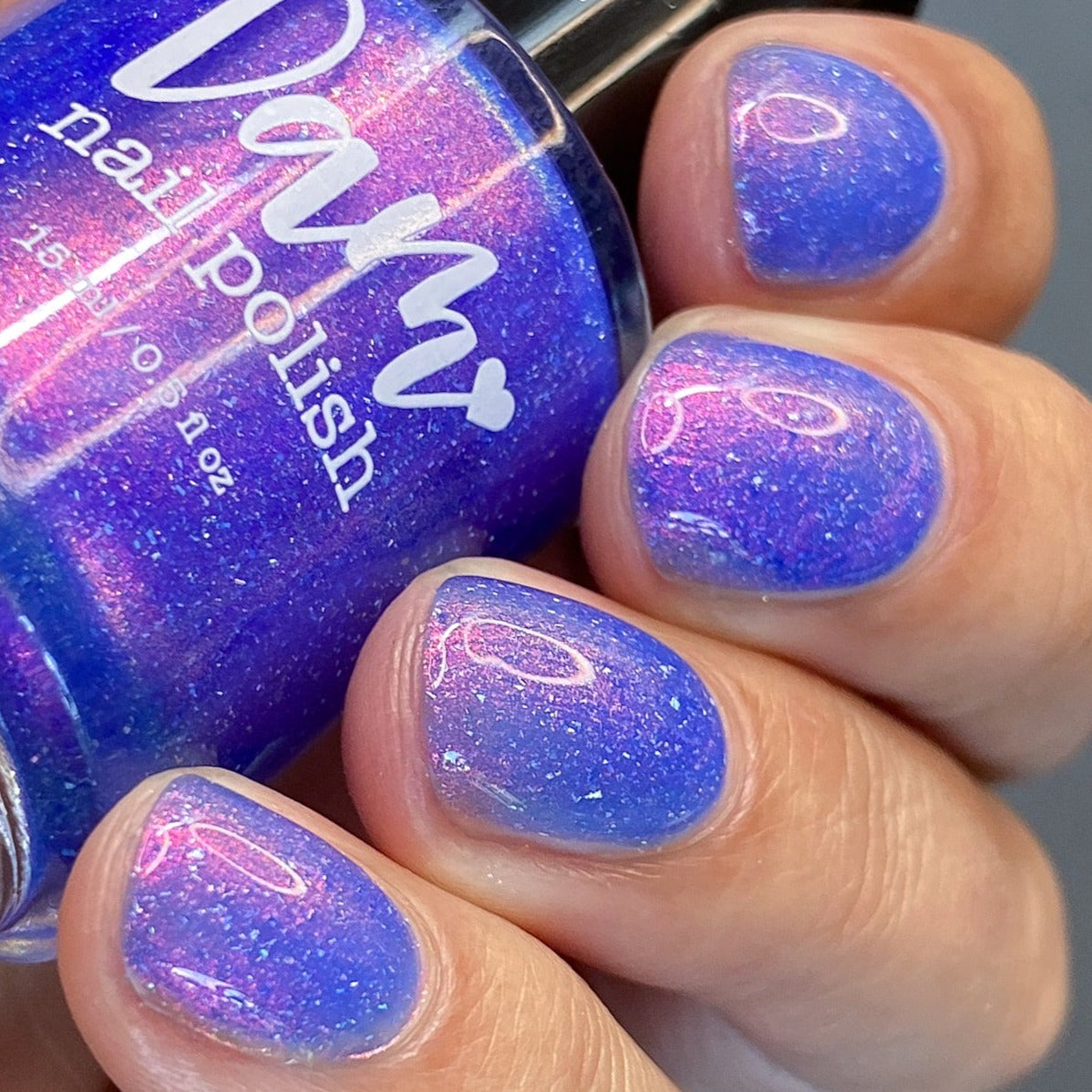 Touch the Sky in Tokyo - Blue Shimmer Polish - Journey Through Japan Collection - Dam Nail Polish