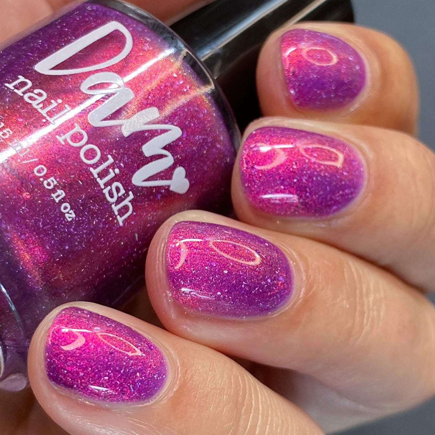 Beefing in Kobe - Purple Shimmer Polish - Journey Through Japan Collection - Dam Nail Polish