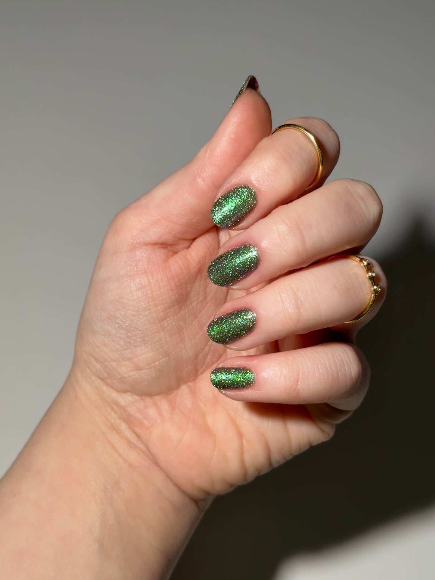 Rat - Green Purple Reflective Nail Polish - Chinese Zodiac Collection - Dam Nail Polish
