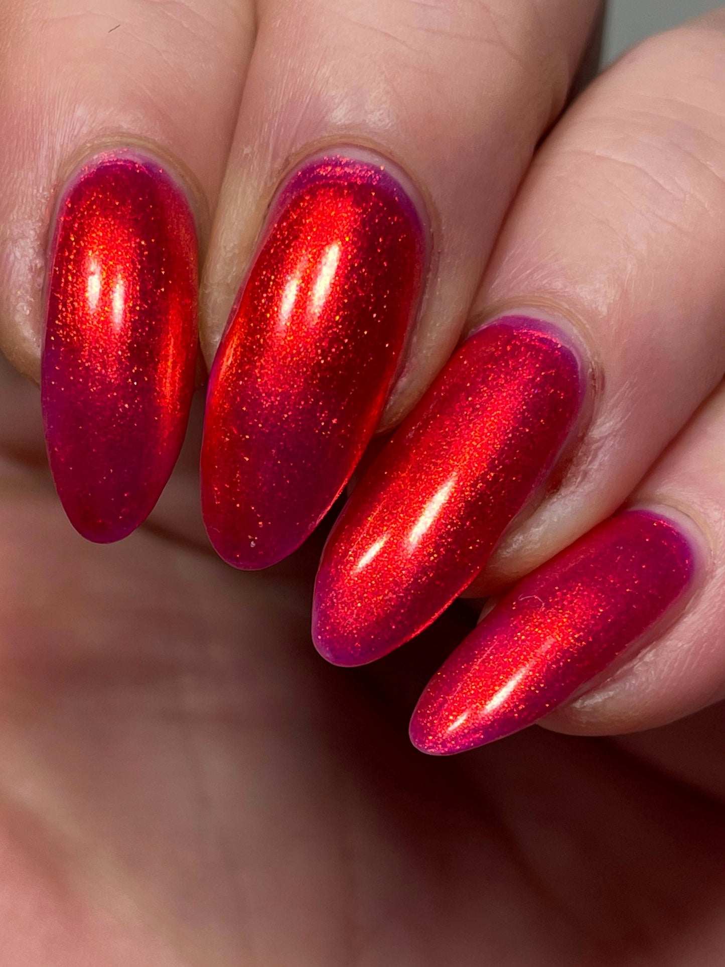 Year of the Dragon - Red Shimmer Nail Polish - Lunar New Year 2024