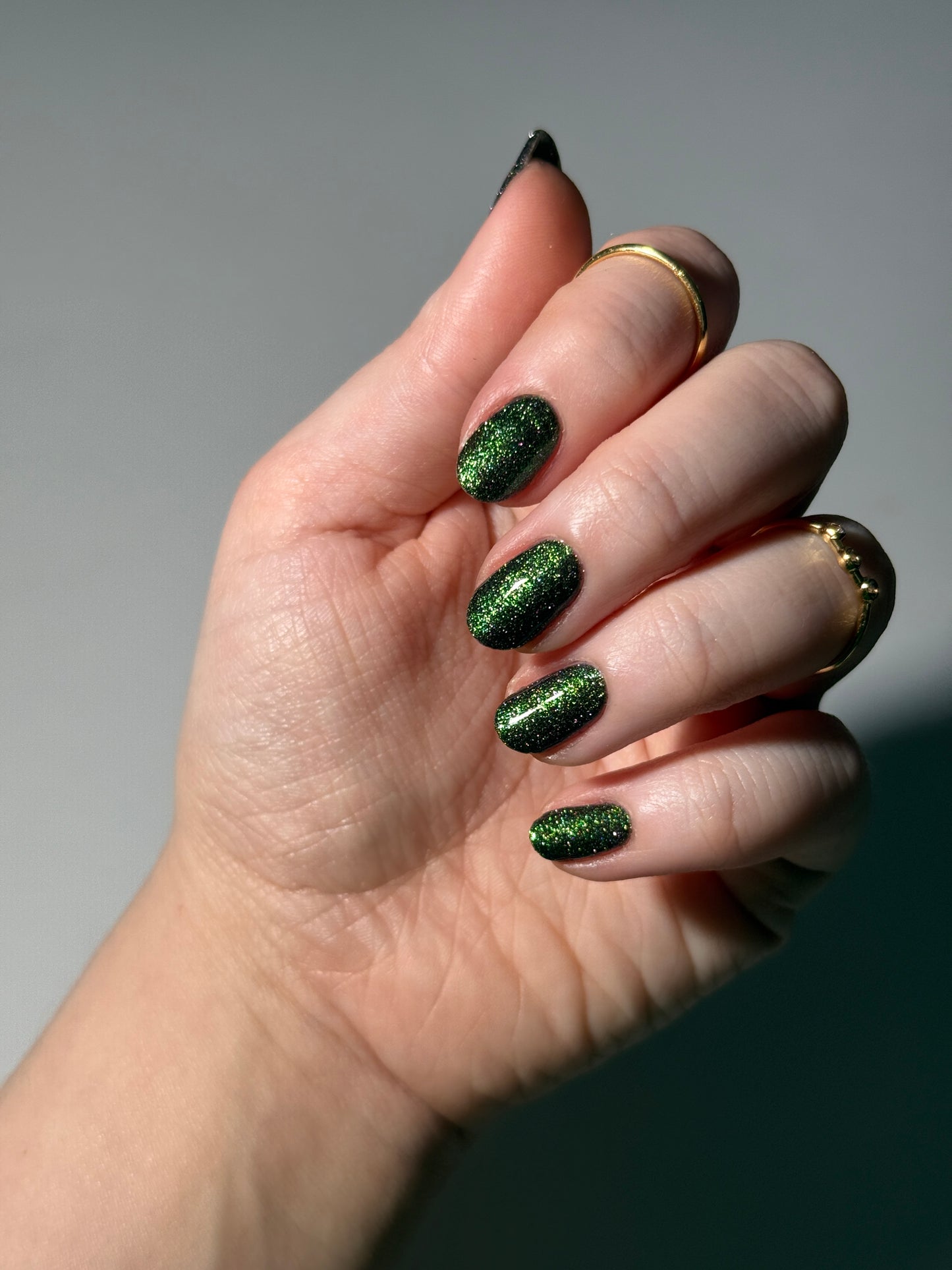 Snake - Green Reflective Nail Polish - Multichrome Nail Polish - Chinese Zodiac Collection - Dam Nail Polish