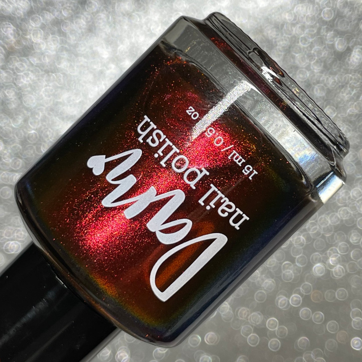 Don't Disturb the Damned - Red Nail Polish - Multichrome Nail Polish - Ghostly Collection - Halloween 2025 - Dam Nail Polish