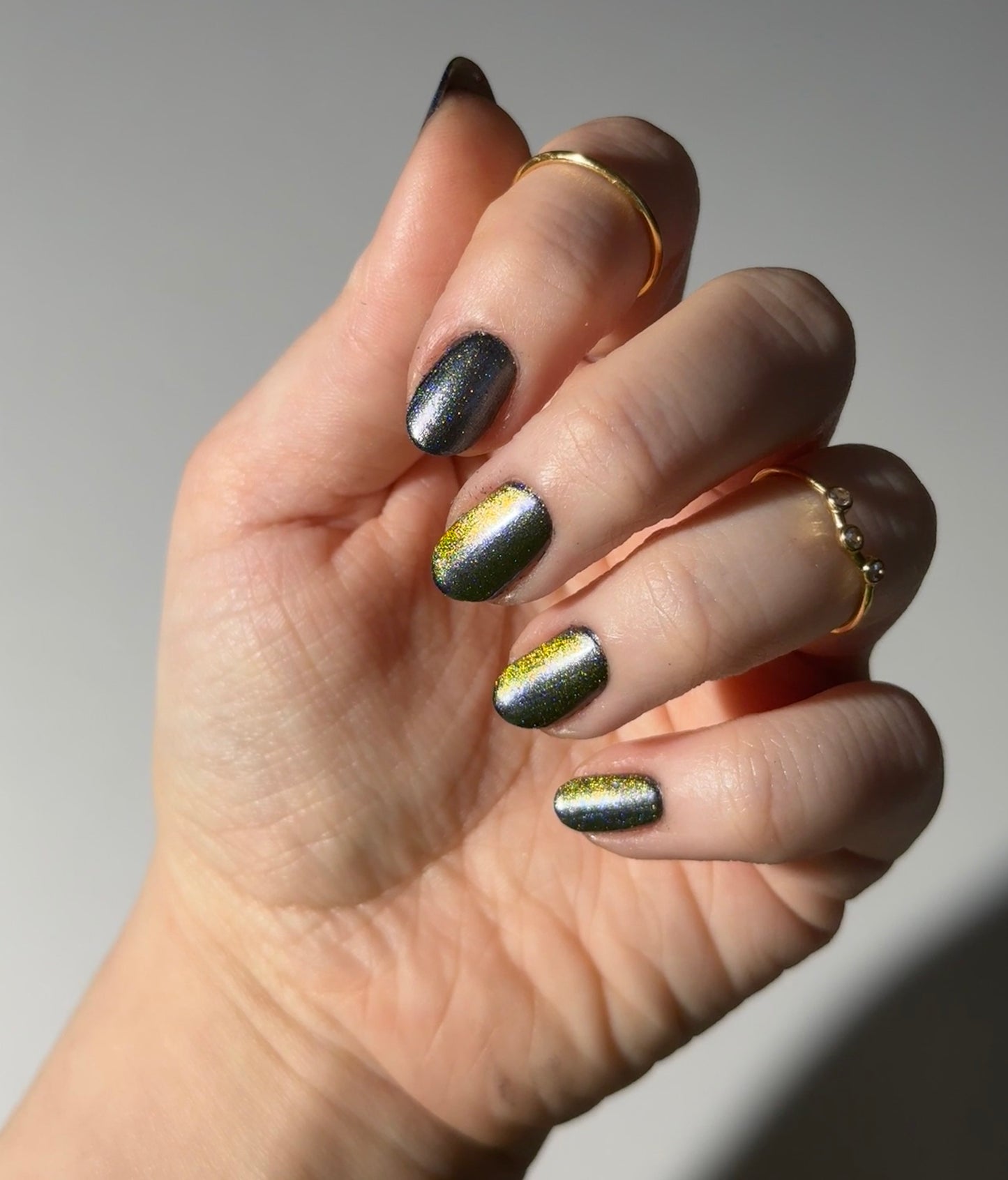 Horse - Blue Purple Magnetic Nail Polish - Multichrome Nail Polish - Chinese Zodiac Collection - Dam Nail Polish