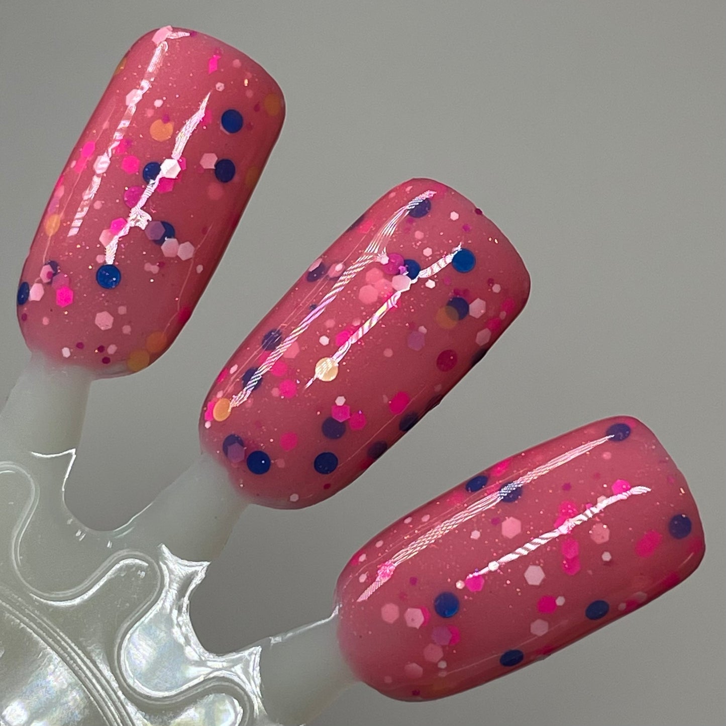 Goofy Gumballs - Pink Nail Polish - Glitter Nail Polish - Oops Batch - Dam Nail Polish