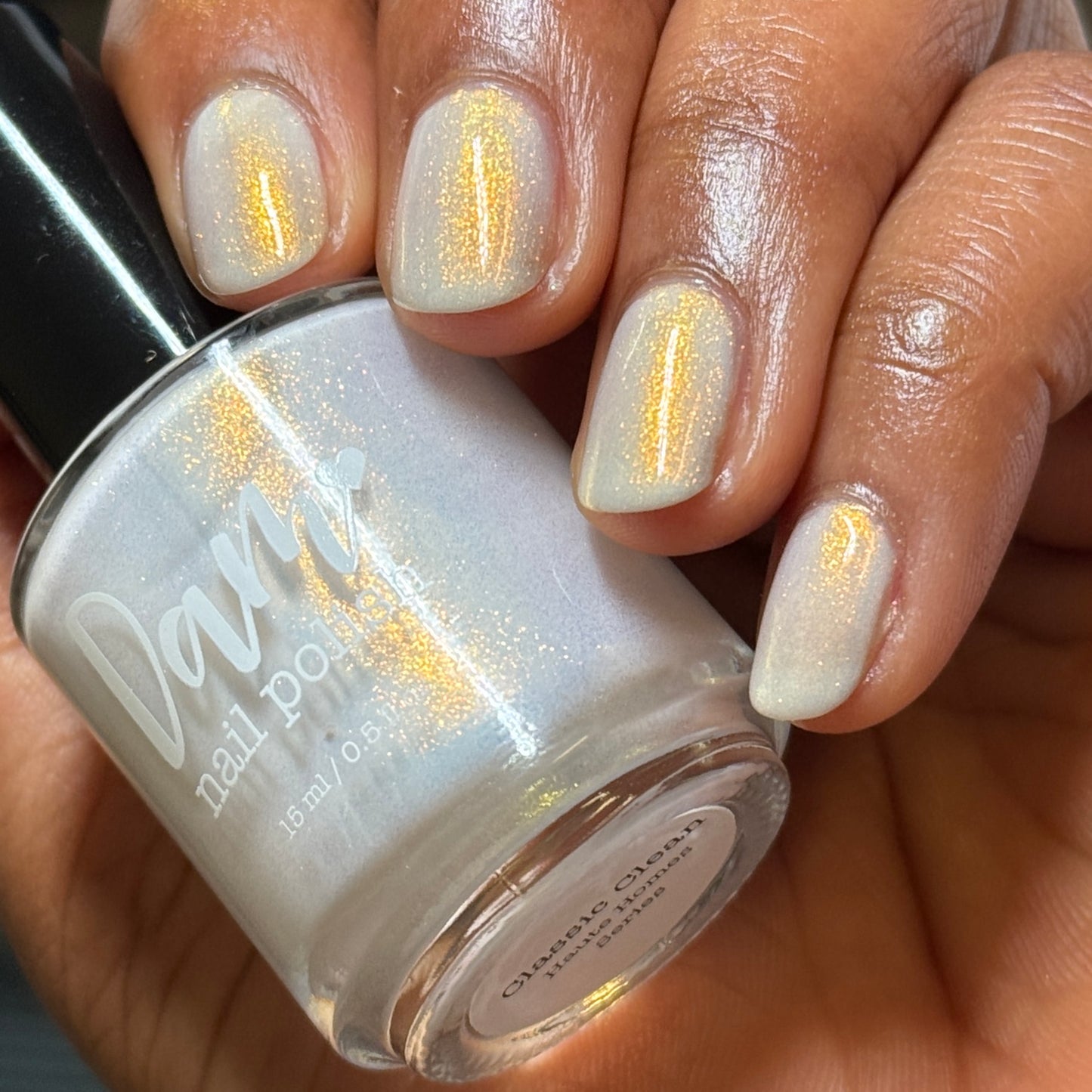 Classic Clean - White Nail Polish - Shimmer Nail Polish - Haute Homes Series - Dam Nail Polish