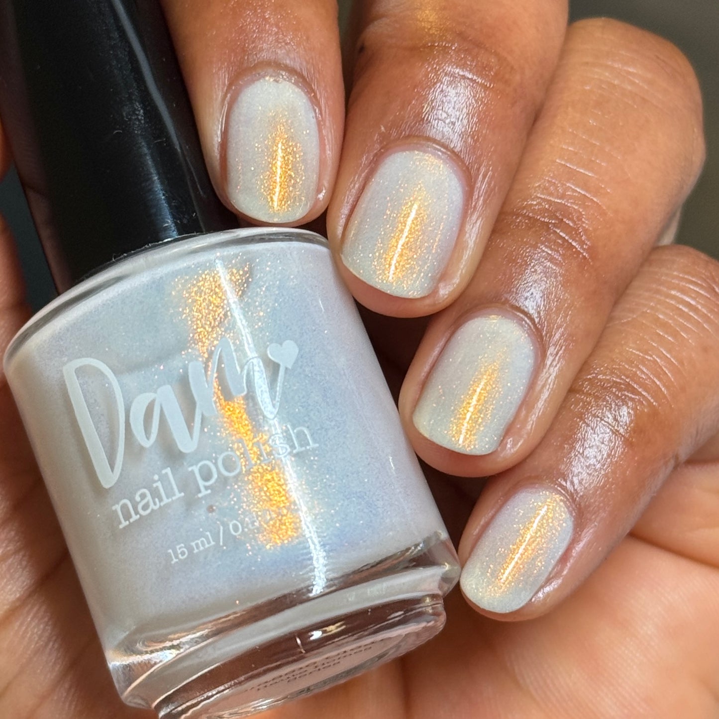 Classic Clean - White Nail Polish - Shimmer Nail Polish - Haute Homes Series - Dam Nail Polish