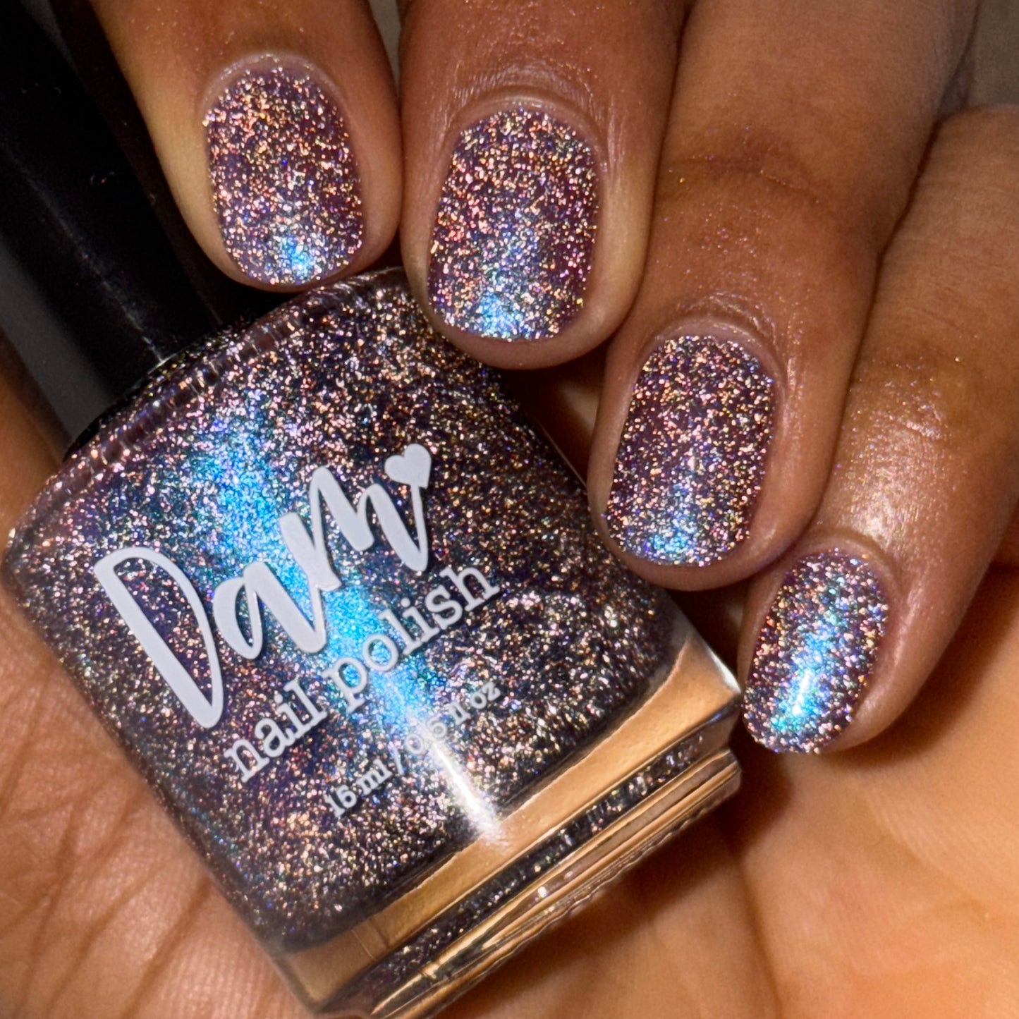 Robots Don’t Poop - Purple Nail Polish - Reflective Nail Polish - Shimmer Nail Polish - I'm Not a Robot Series - Dam Nail Polish