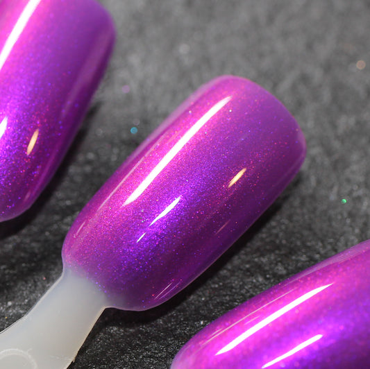 Alleyway Art - Purple Pink Shimmer Indie Nail Polish - Polish of the Month - Oct 2024 - Dam Nail Polish
