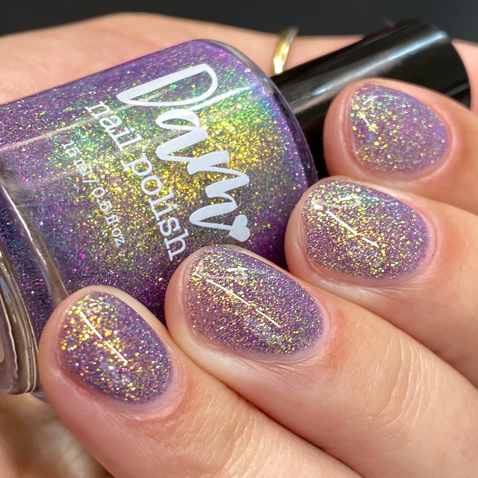Decade of Dam - Purple Shimmer Reflective Nail Polish - 10th Anniversary Trio - Dam Nail Polish