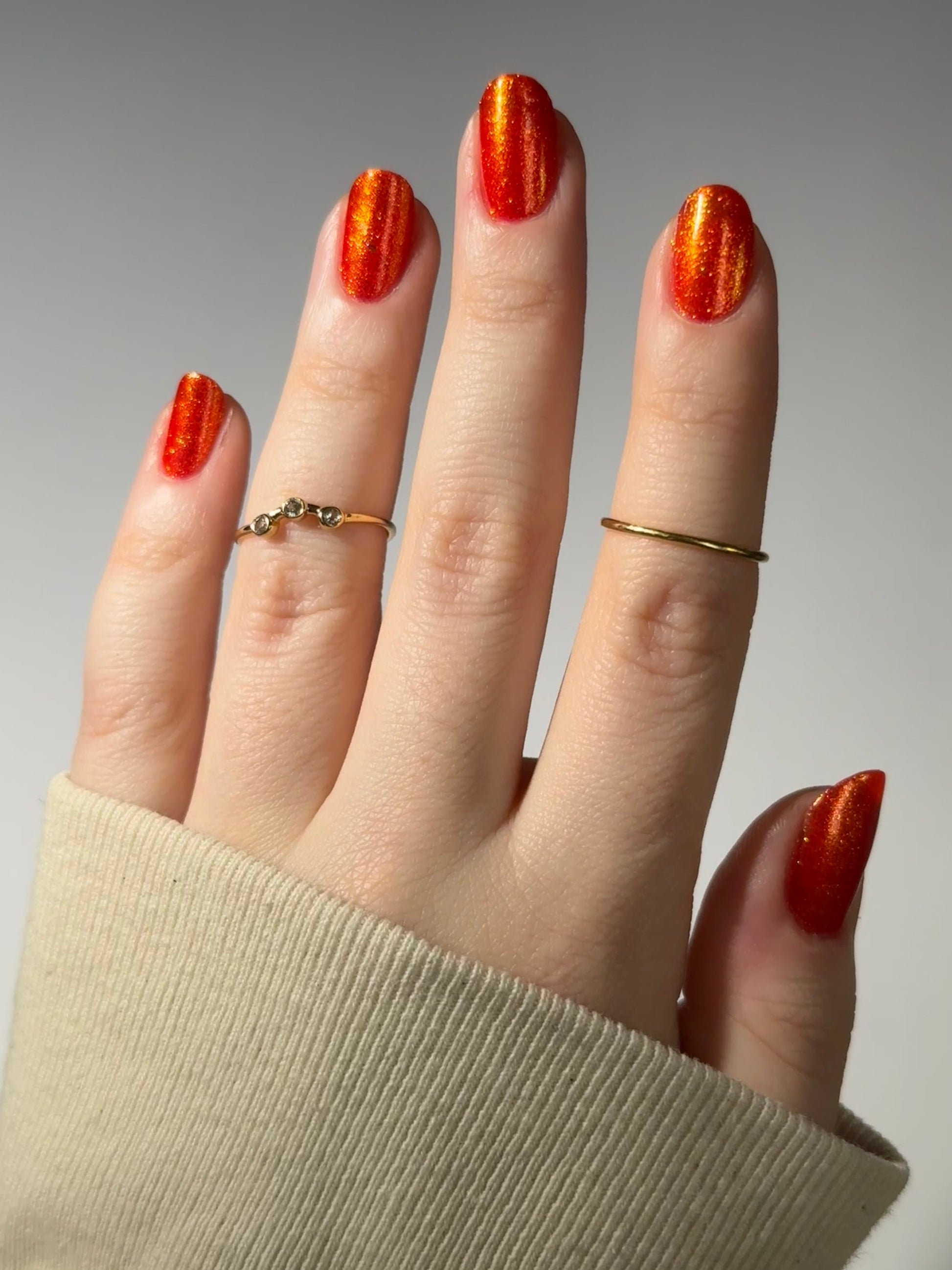 PRE ORDER: Dani Cali - Red Shimmer Nail Polish - Bonus Track Collection - Ships in Approx. 5 Weeks - Dam Nail Polish