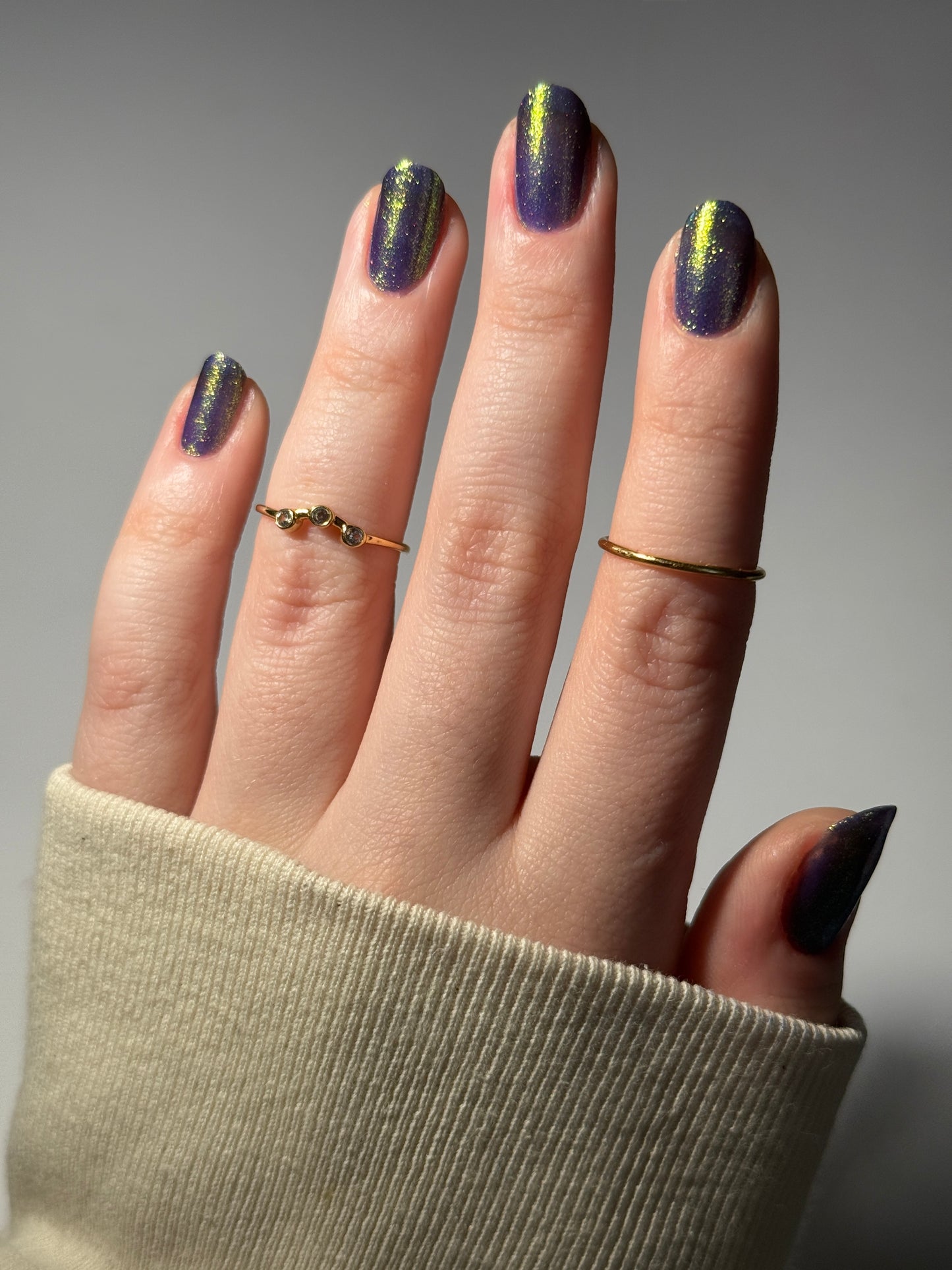 PRE ORDER: Sandman - Blurple Purple Shimmer Nail Polish - Bonus Track Collection - Ships in Approx. 5 Weeks - Dam Nail Polish