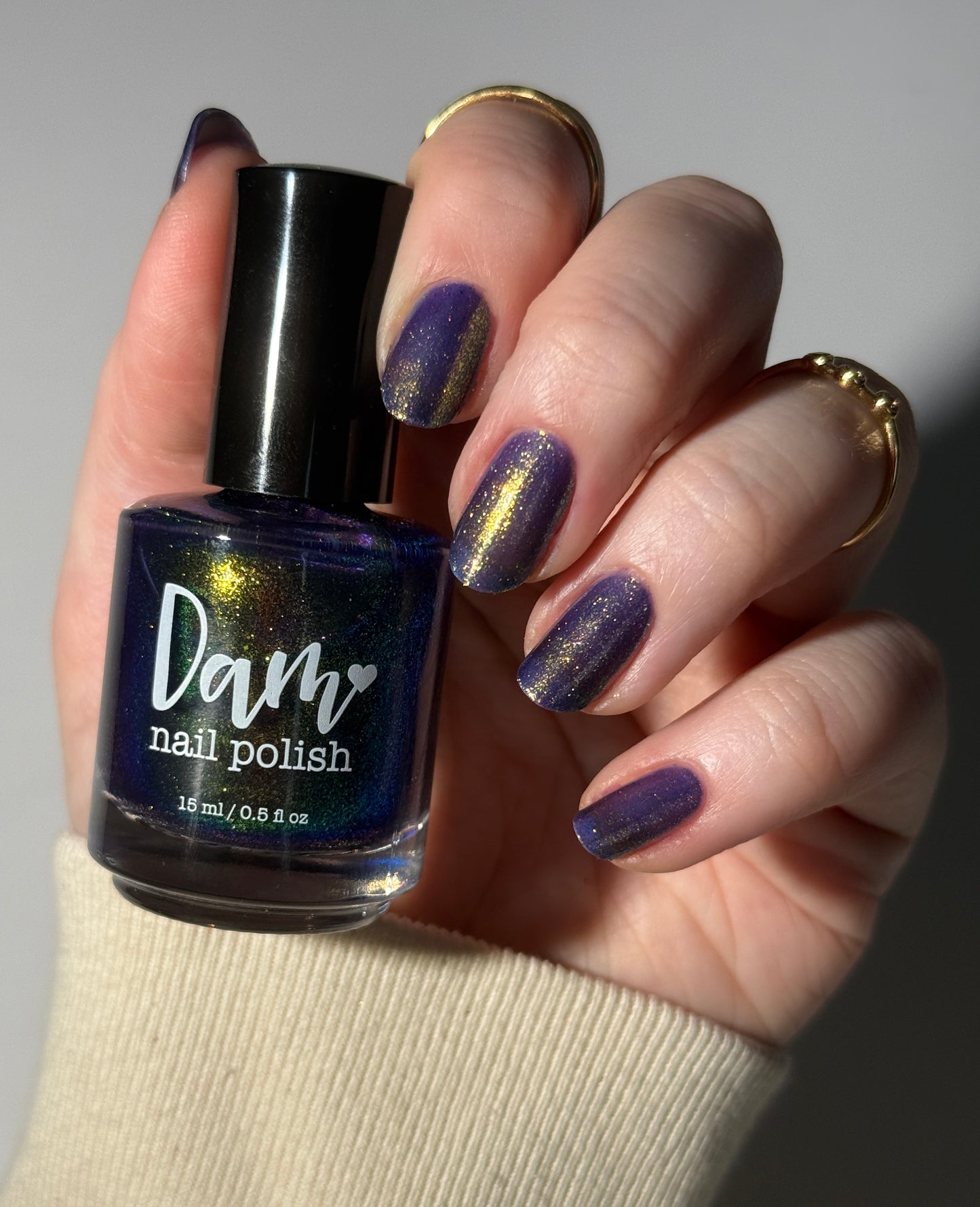 PRE ORDER: Sandman - Blurple Purple Shimmer Nail Polish - Bonus Track Collection - Ships in Approx. 5 Weeks - Dam Nail Polish