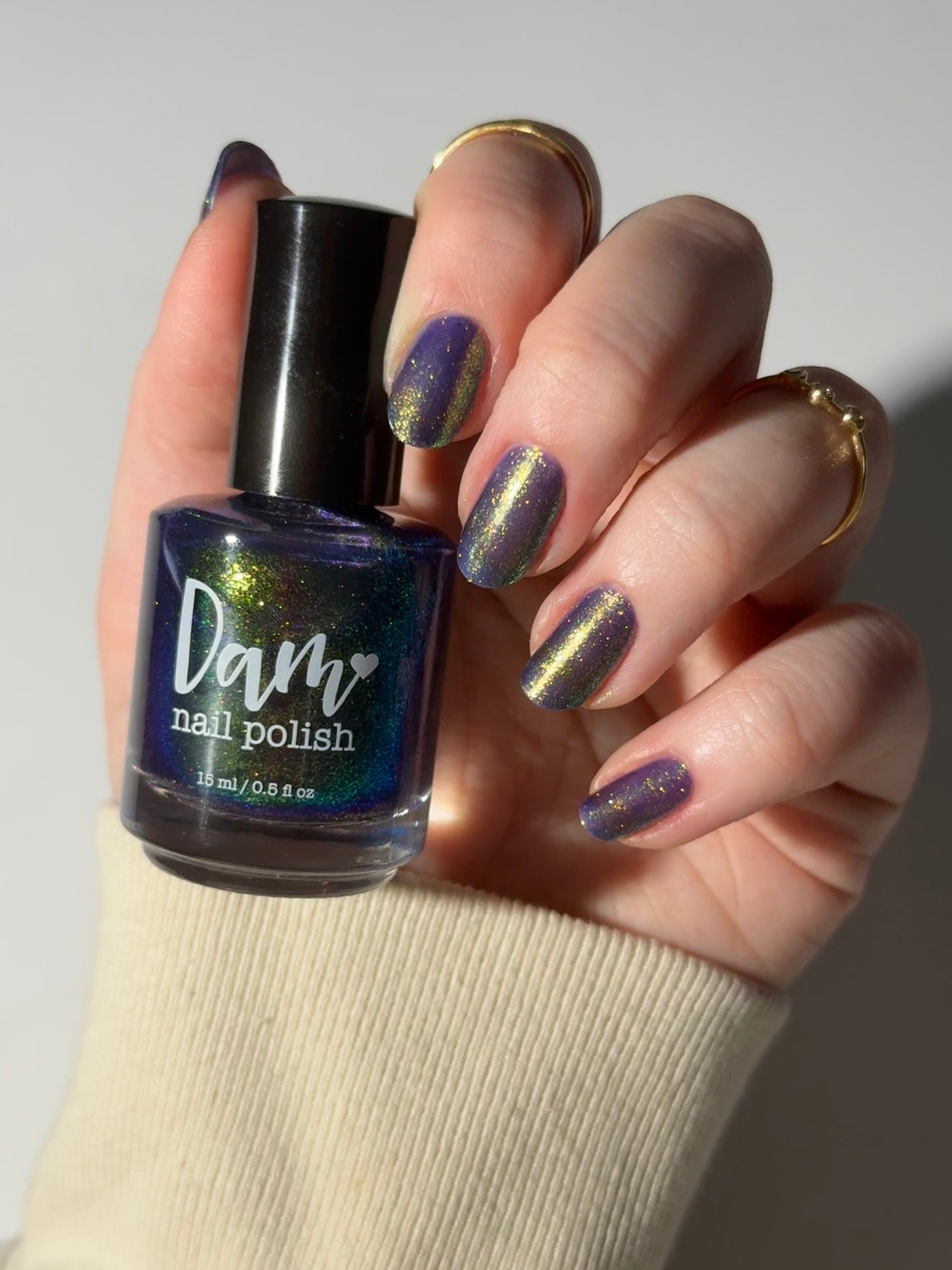 PRE ORDER: Sandman - Blurple Purple Shimmer Nail Polish - Bonus Track Collection - Ships in Approx. 5 Weeks - Dam Nail Polish