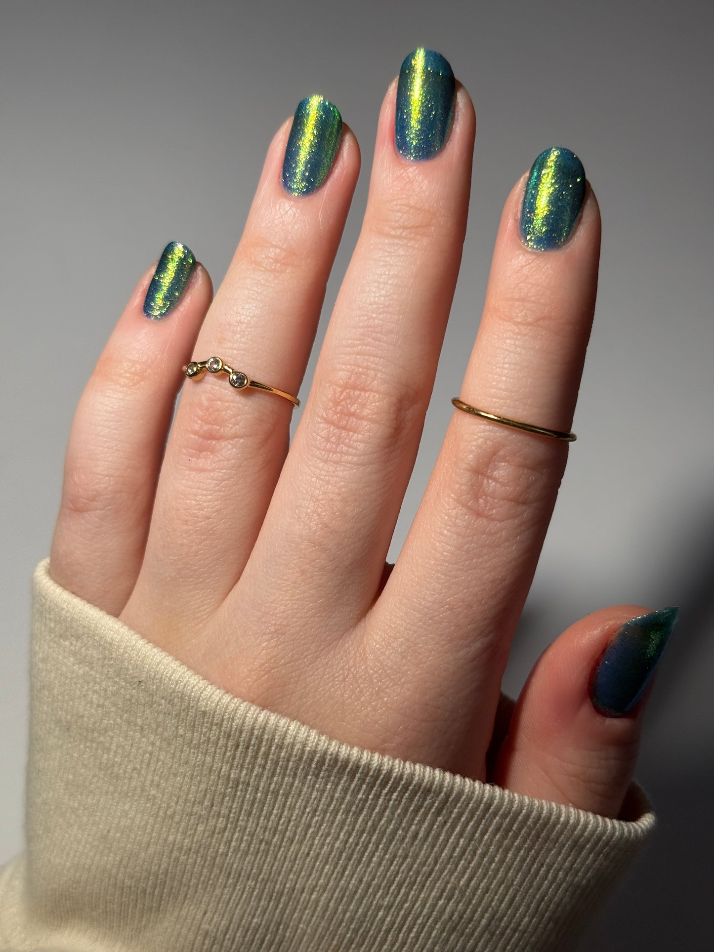 PRE ORDER: Sabotage - Blue Shimmer Nail Polish - Bonus Track Collection - Ships in Approx. 5 Weeks - Dam Nail Polish