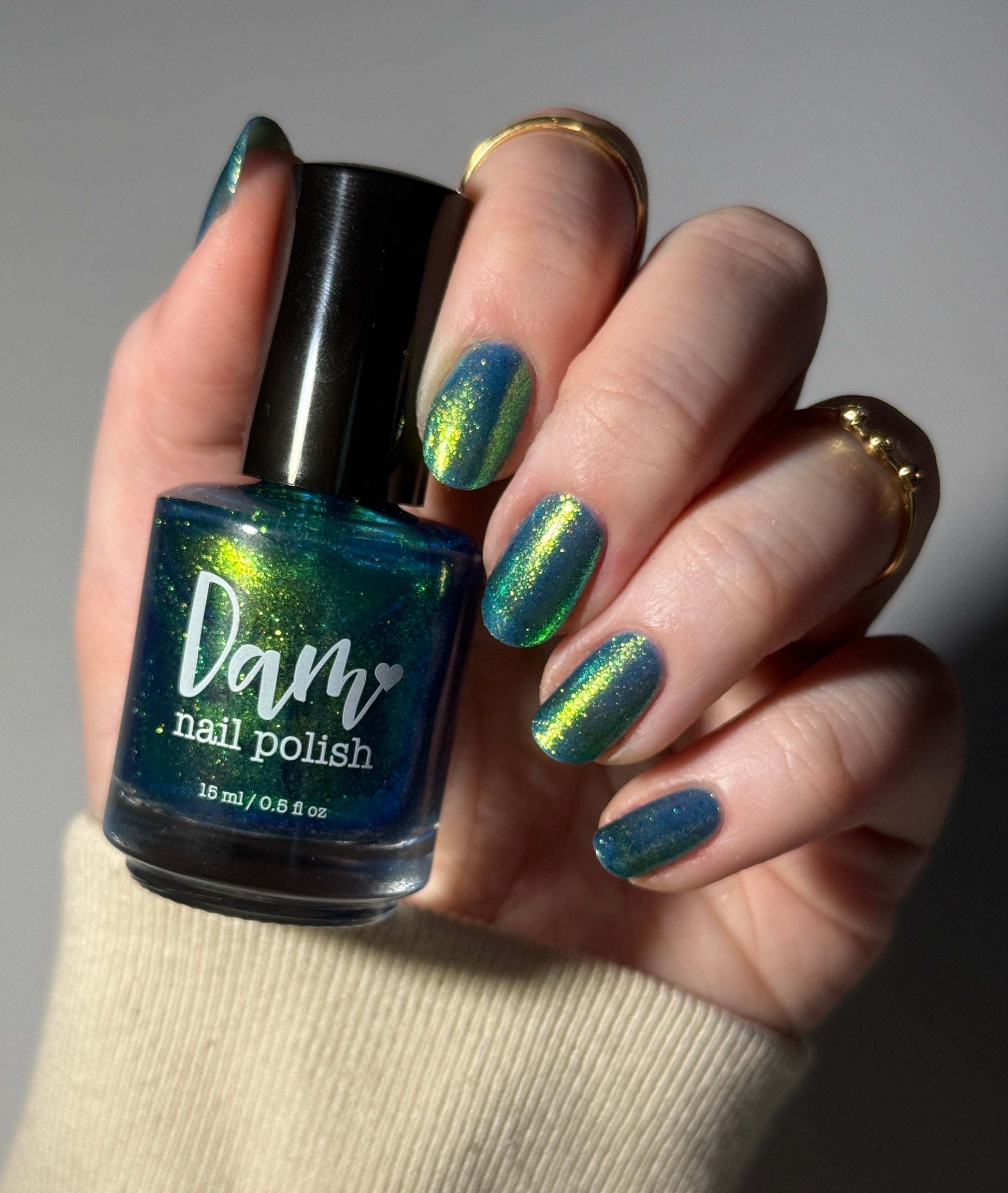 PRE ORDER: Sabotage - Blue Shimmer Nail Polish - Bonus Track Collection - Ships in Approx. 5 Weeks - Dam Nail Polish