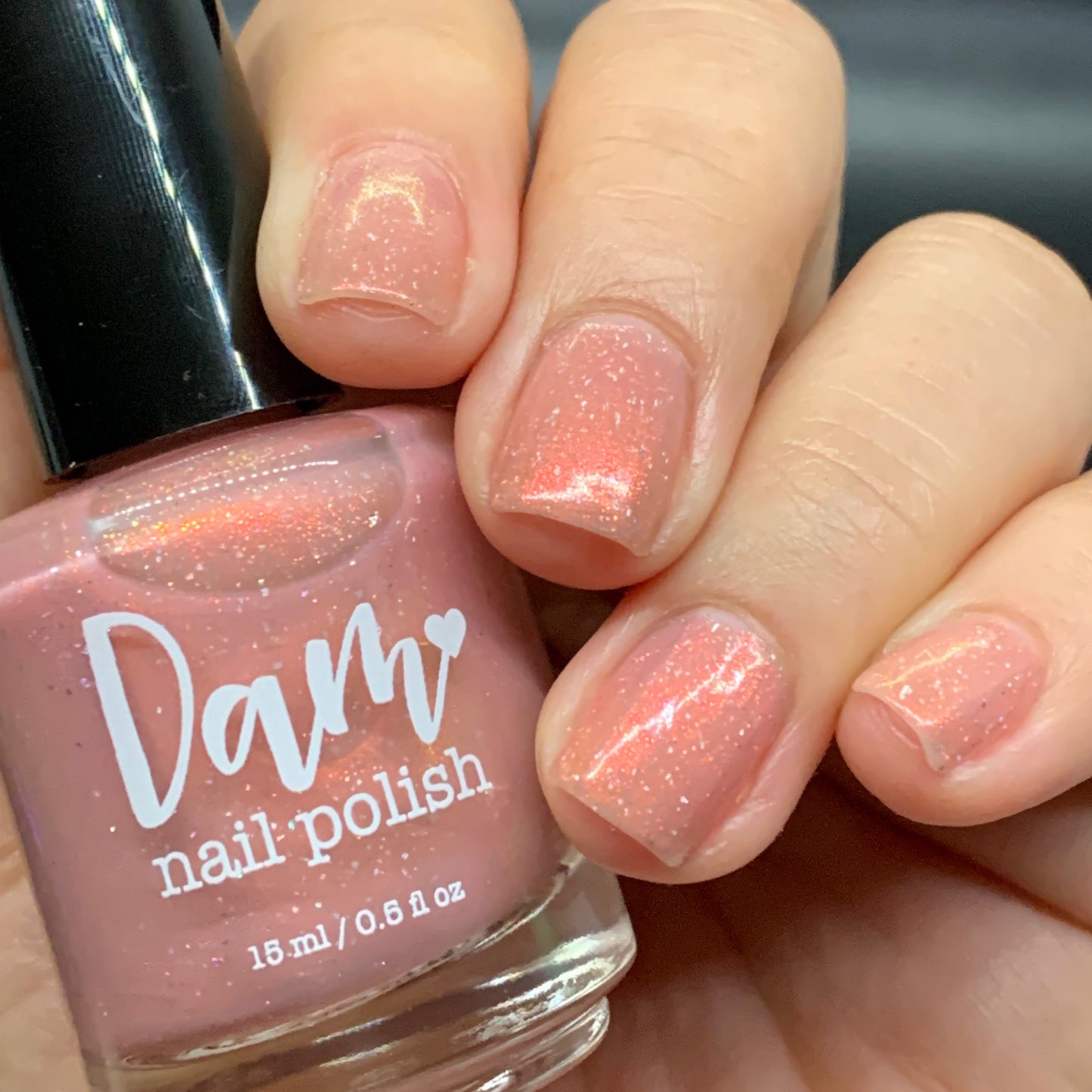 The Bean - Pink Shimmer Nail Polish - PBE Exclusive