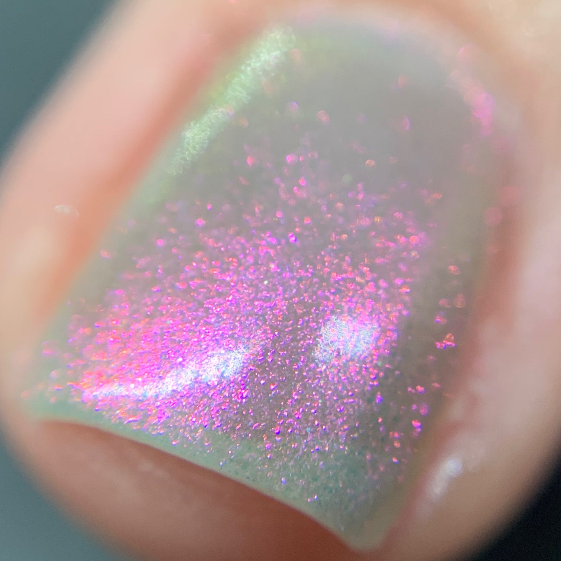 Don’t Kiss Your Sis - Pink Shimmer Nail Polish - Trust the Shimmer Collection - Dam Nail Polish