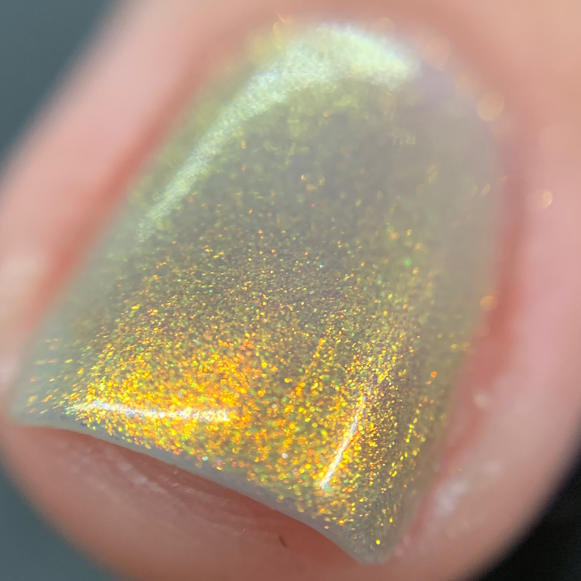 COMING SOON! 5/2 PRE ORDER: They See BB Rollin’ - Orange Shimmer Nail Polish - Trust the Shimmer Collection - Ships in ~5 weeks - Dam Nail Polish